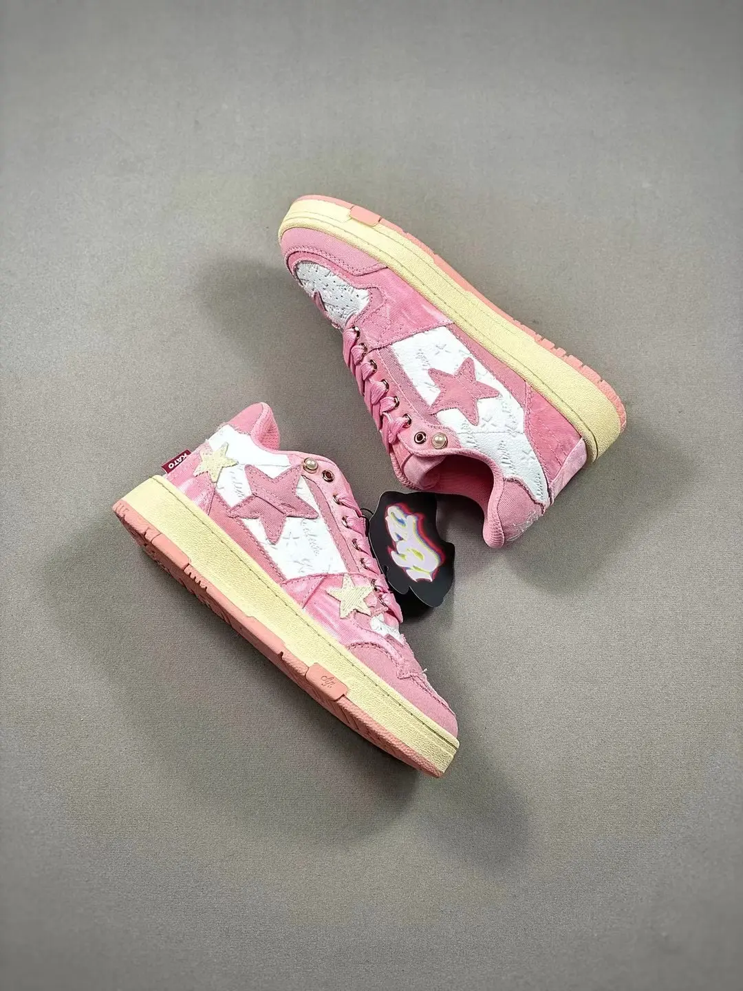 YASSW | Star Eli1 Skate Sneakers - Pink: Replica Fashion Statement