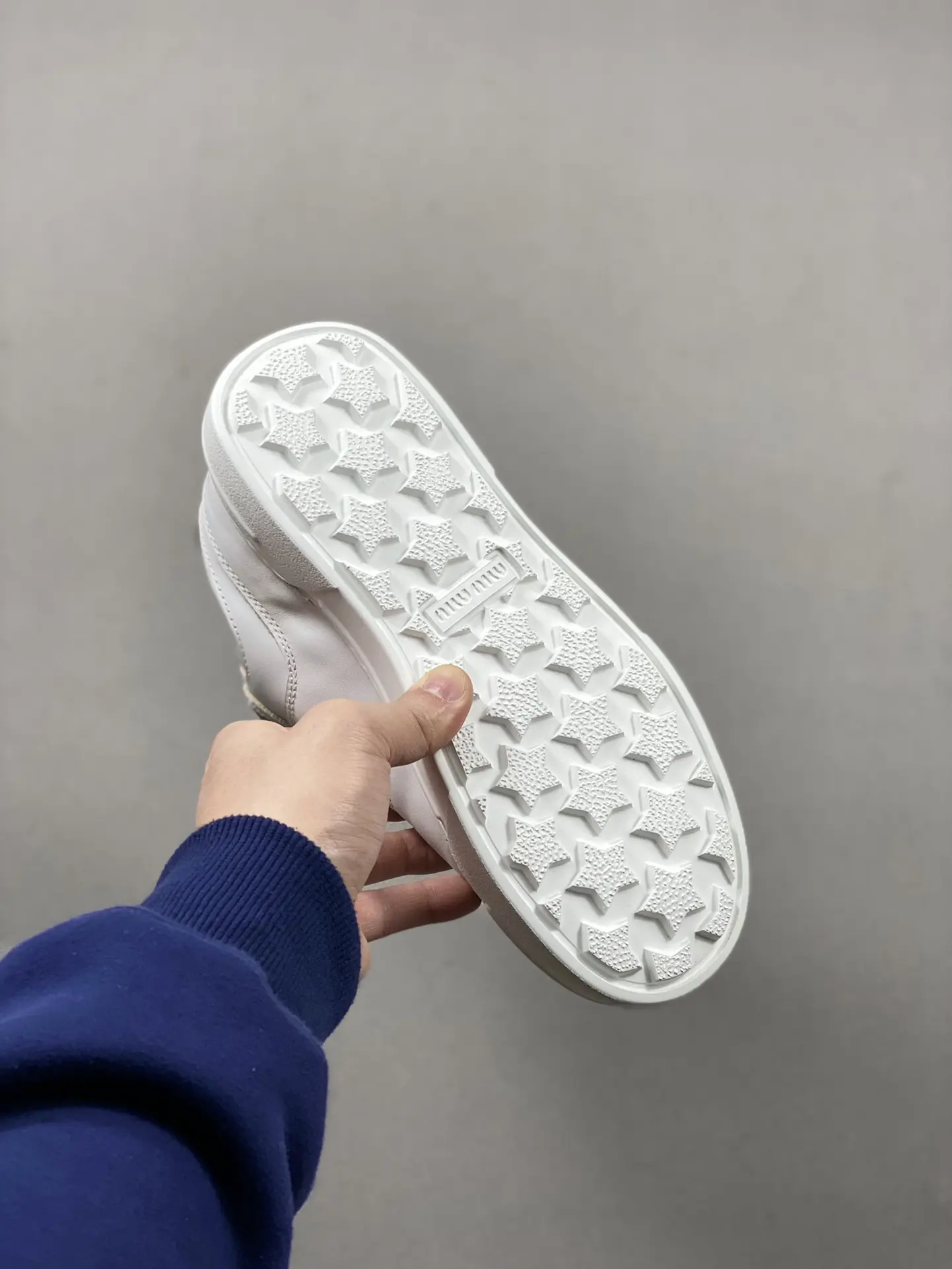 YASSW | Miu Miu White Bleached Leather Trainer Replica Review