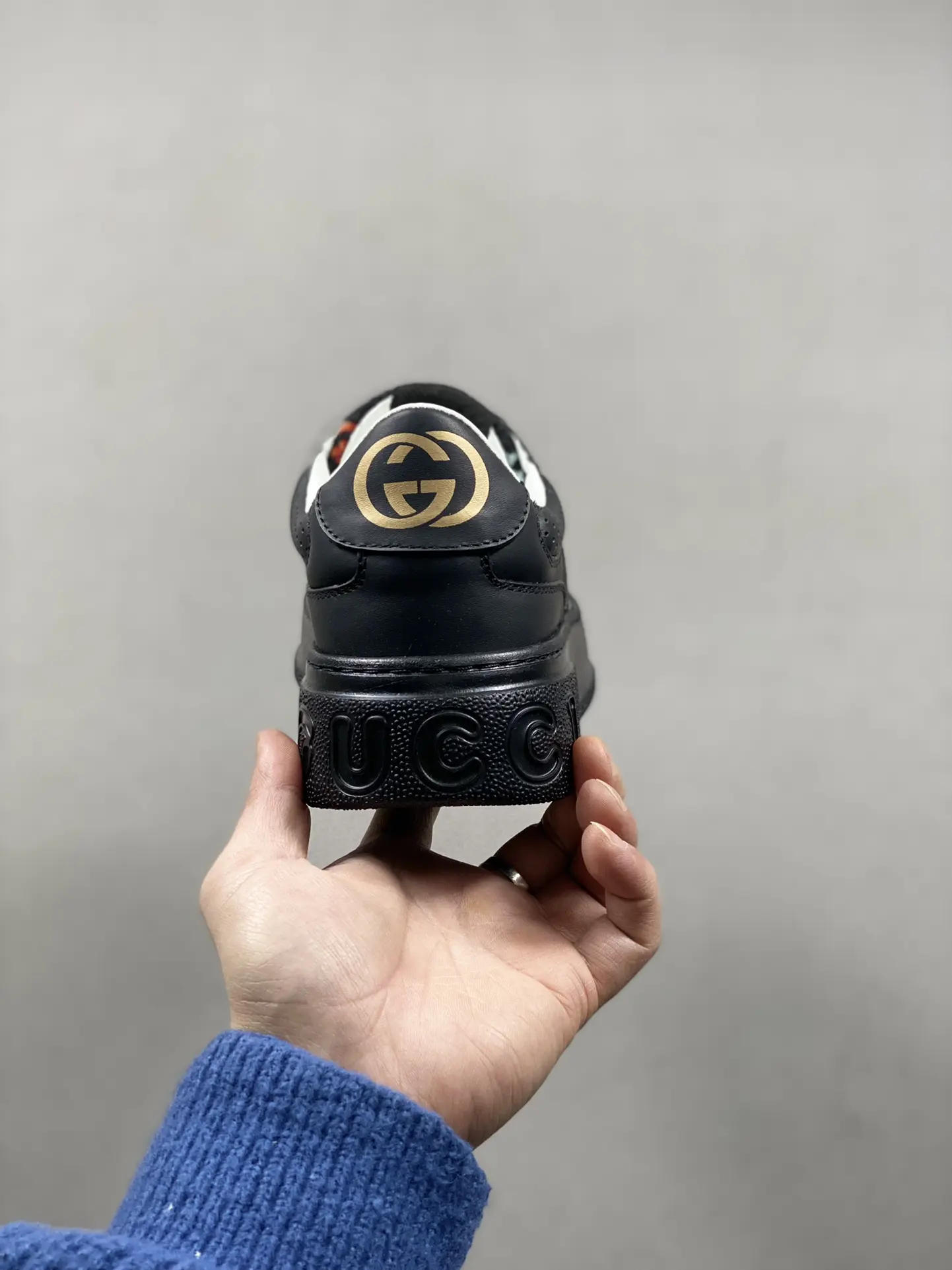 YASSW | Gucci GG Rhyton Logo Monogram Replica Sneakers in Black – A Detailed Review