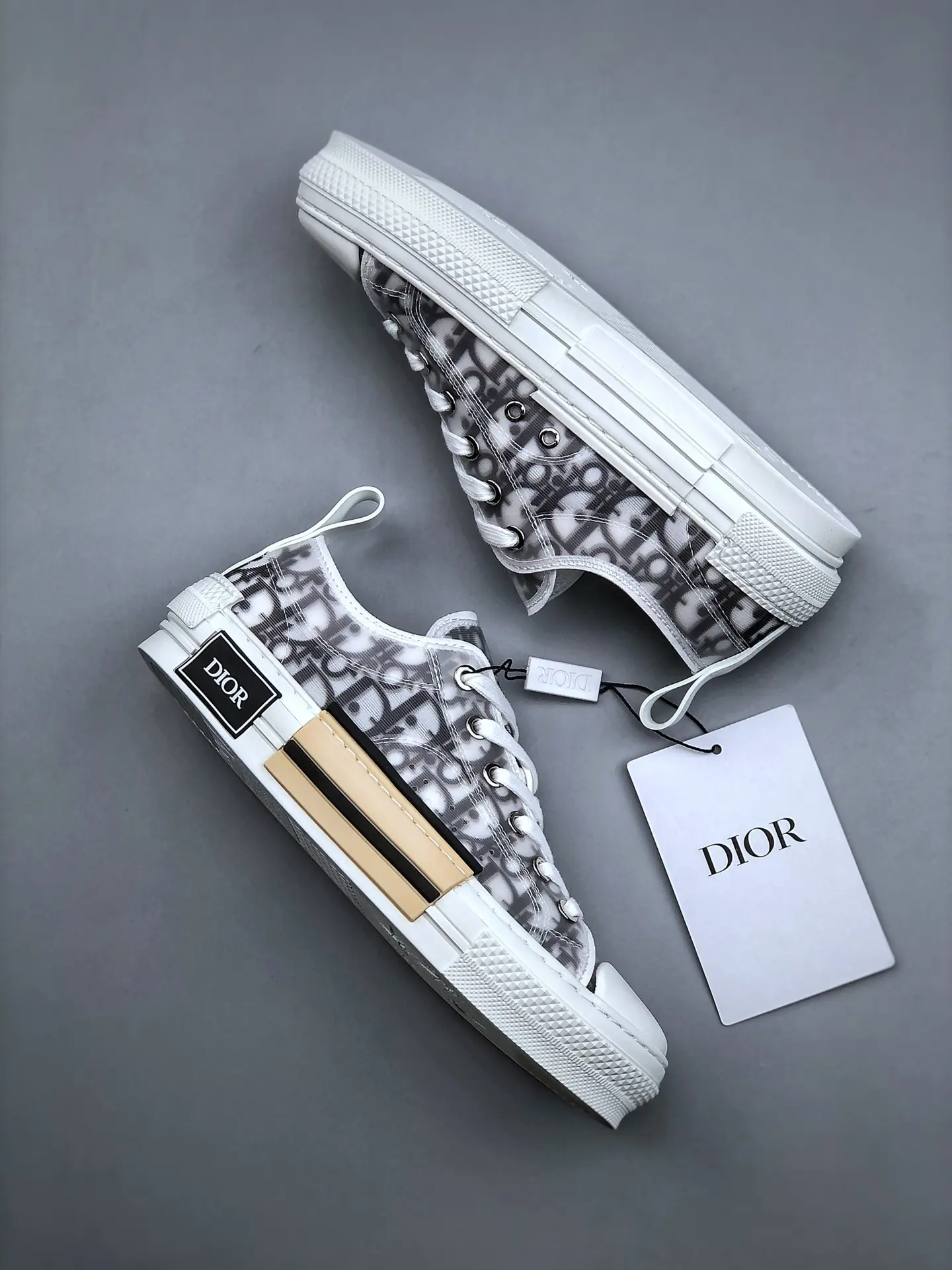 YASSW | Dior B23 Low-Top Logo Oblique White Replica Sneakers: A Comprehensive Review