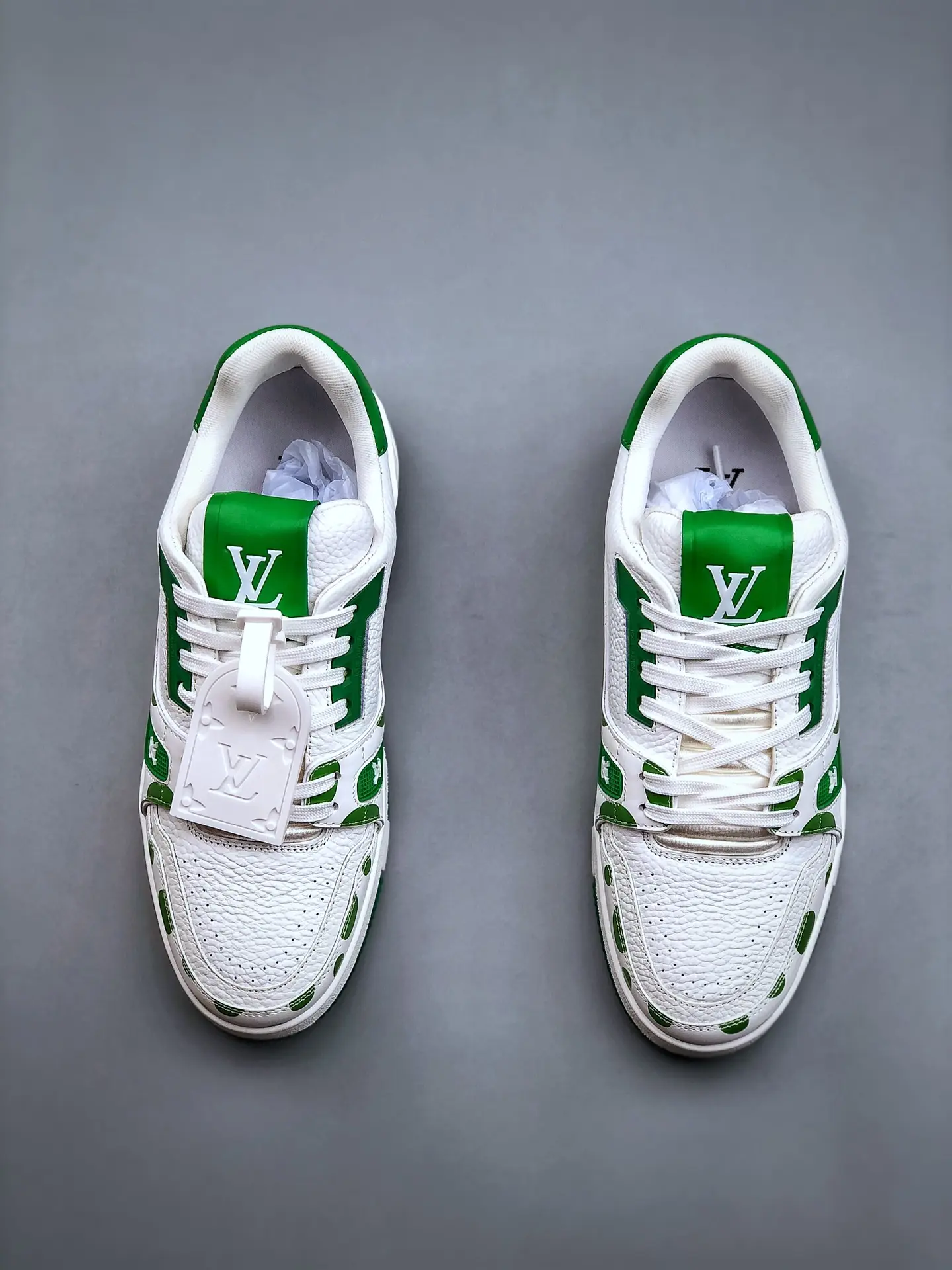 YASSW | Louis Vuitton LV Trainer Yayoi Kusama Green White Replica Sneaker Review