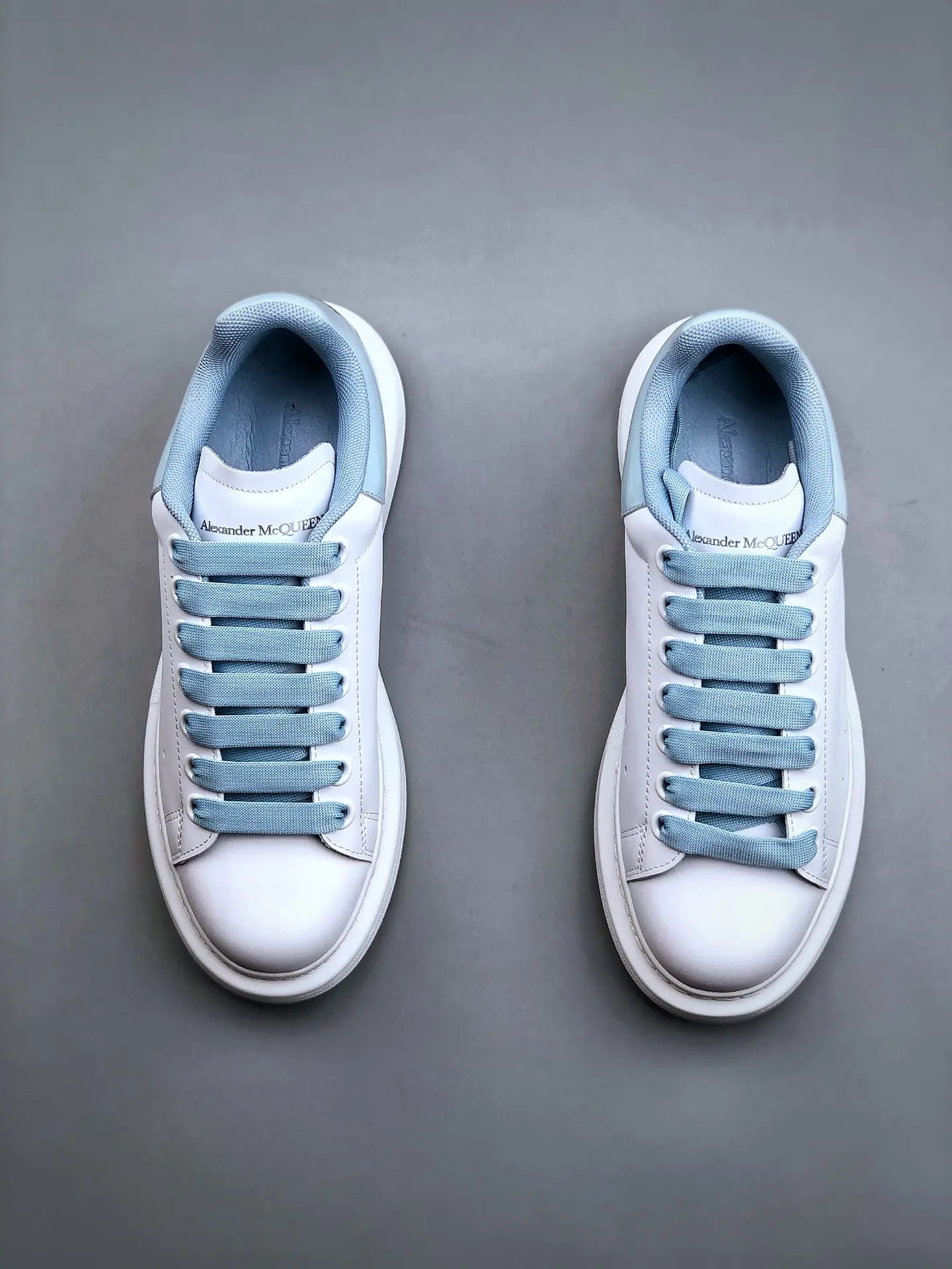 YASSW | Alexander McQueen Women's Blue Oversized Sneaker Replica Review