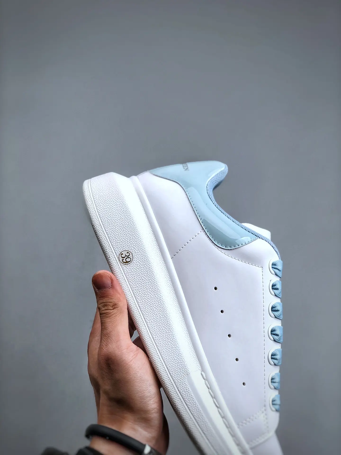 YASSW | Alexander McQueen Women's Blue Oversized Sneaker Replica Review