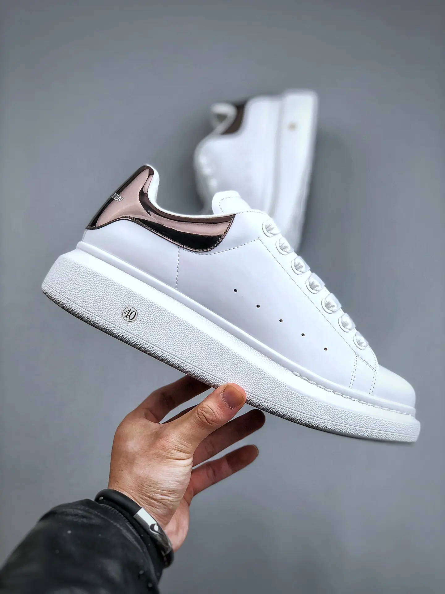 YASSW | Replica Alexander McQueen Women's White Oversized Sneakers - A Stylish Alternative