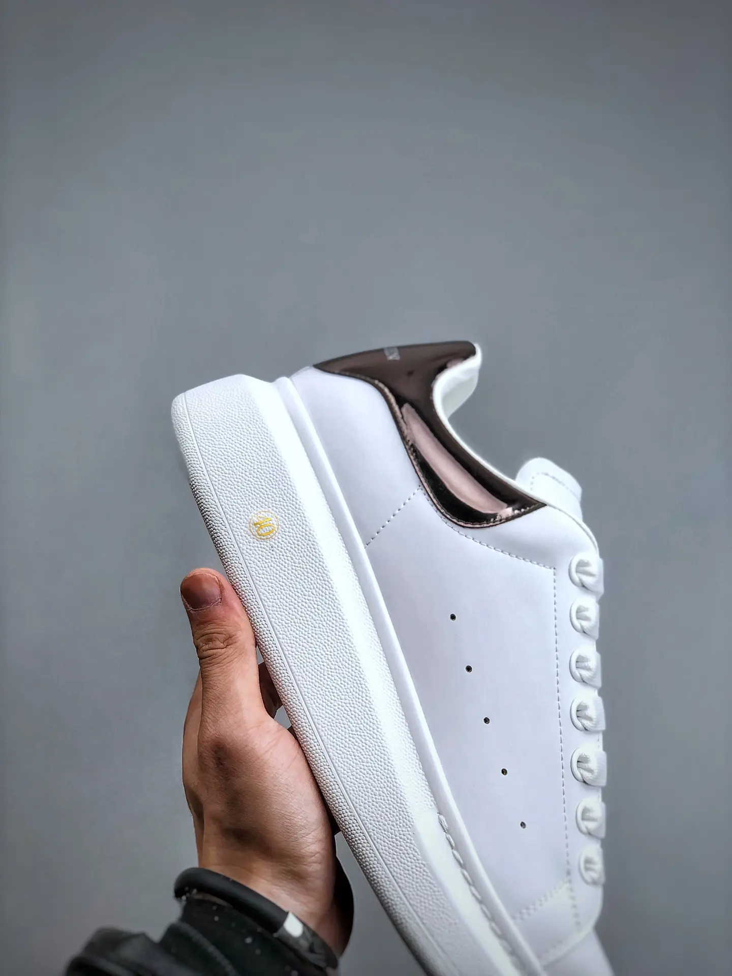 YASSW | Replica Alexander McQueen Women's White Oversized Sneakers - A Stylish Alternative