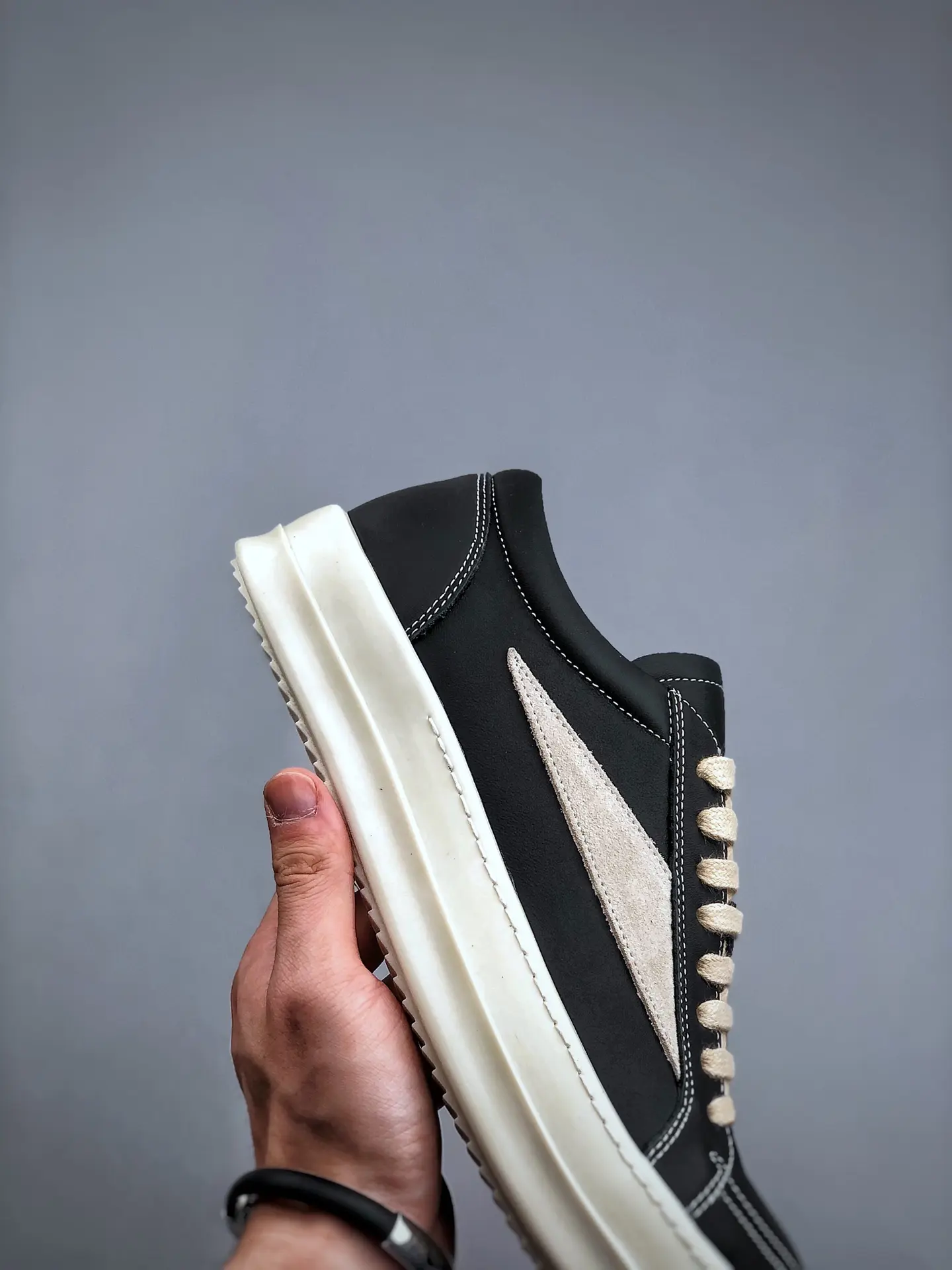 YASSW | Rick Owens Black/White Sneakers - Replicas and Reviews