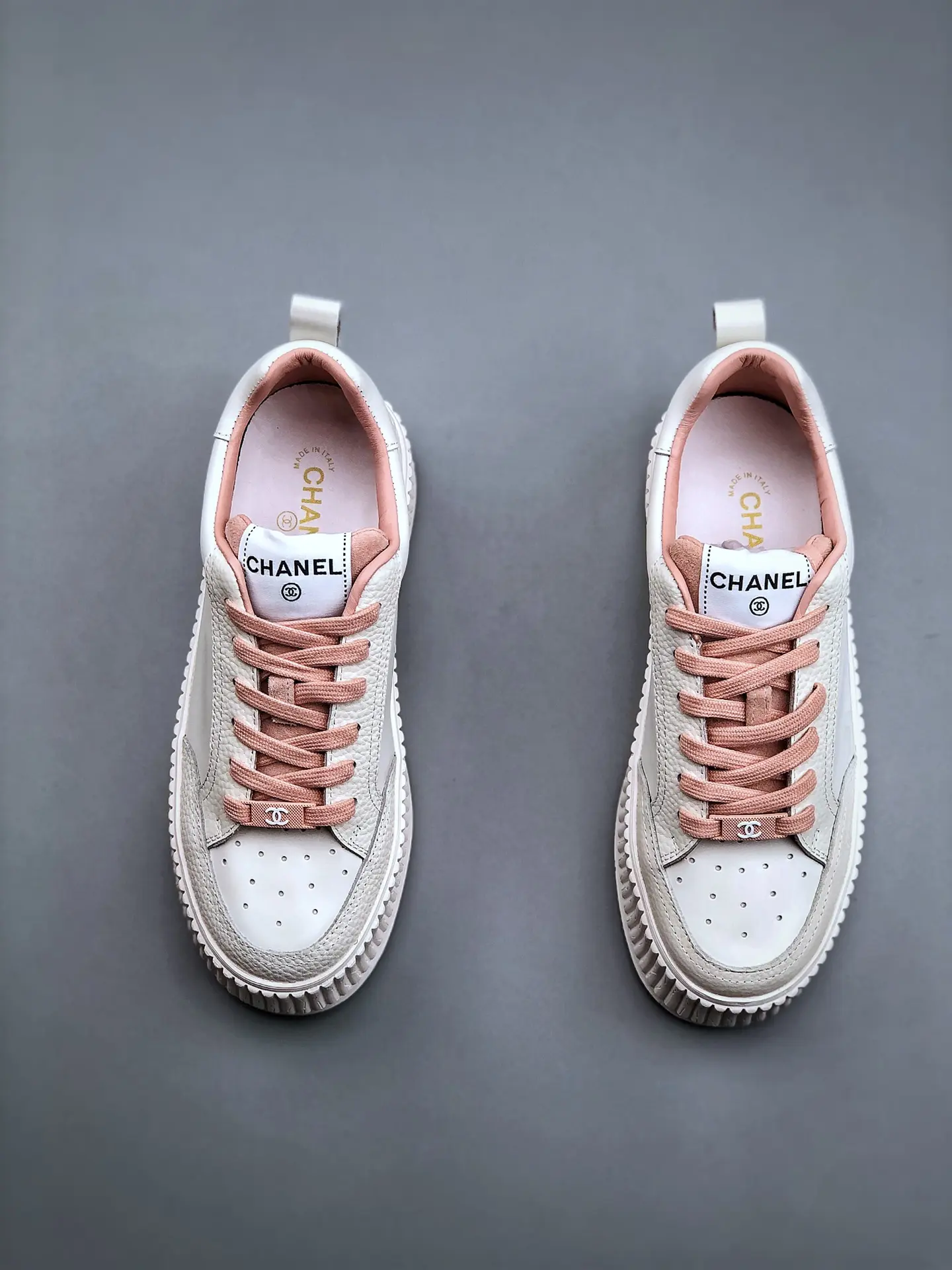 YASSW | Replica Chanel Autumn Round Toe Lace-Up Casual Shoes Women's Vacation Sneakers