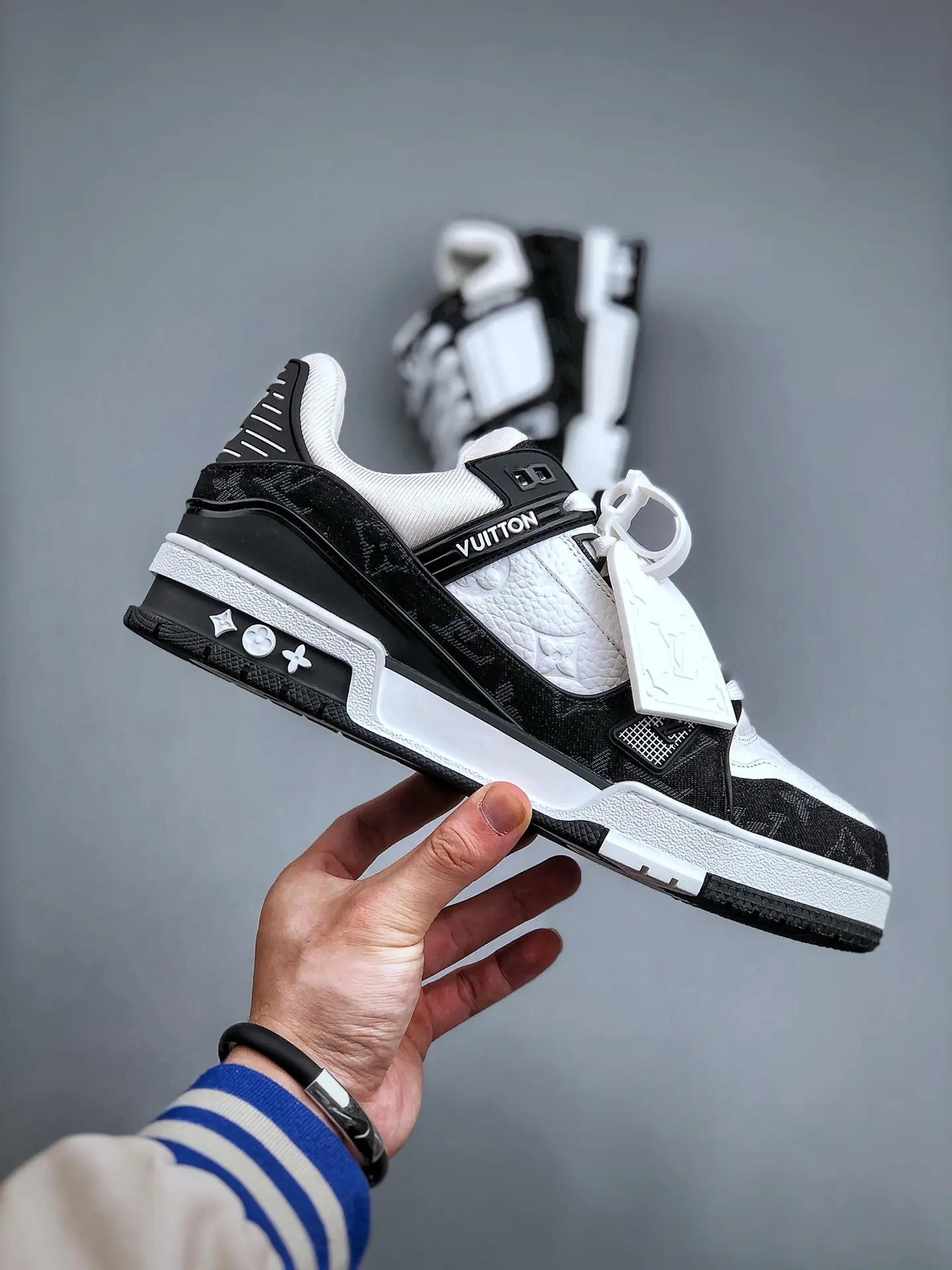 YASSW | Louis Vuitton Trainer Sneakers: The Allure of Replica Black & White Trainers