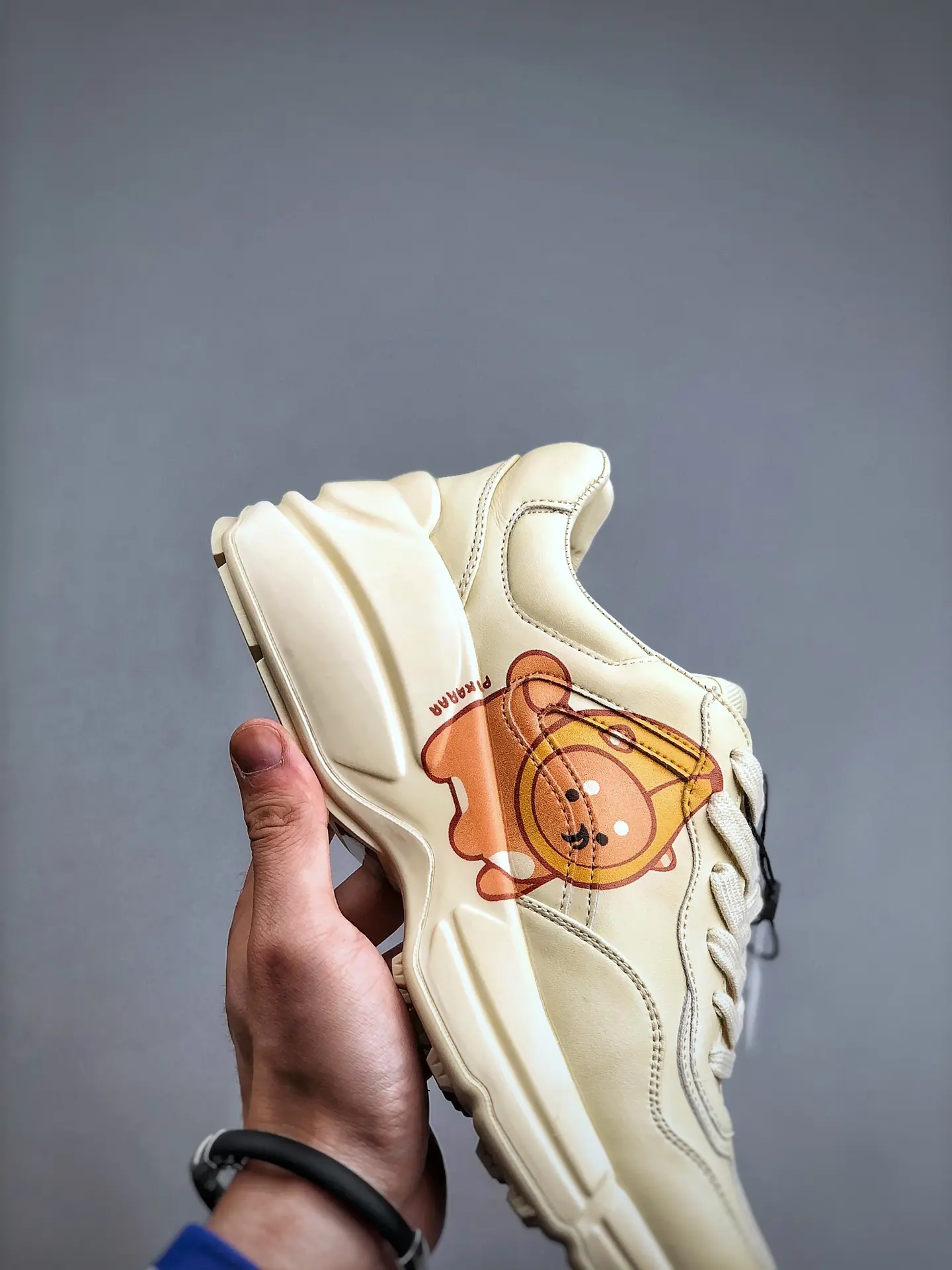 YASSW | The Ultimate Guide to Replica Gucci Rhyton Sneakers in White and Beige