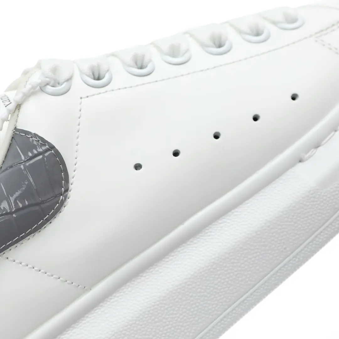 YASSW | The Pros and Cons of Replicas: Alexander McQueen White Leather Oversized Sneakers