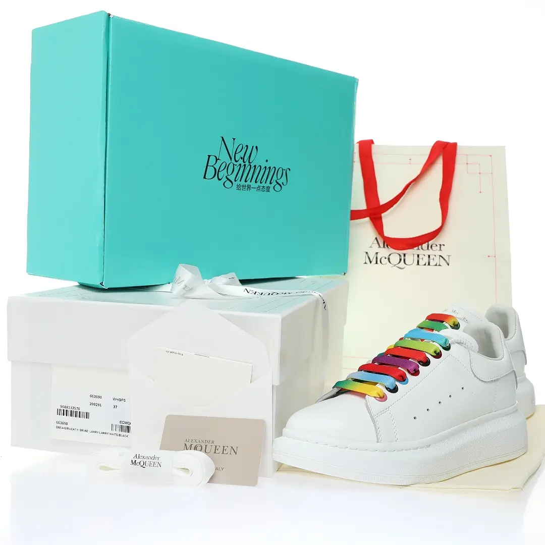 YASSW | Alexander McQueen Oversized White Rainbow Replica: The Trendy Sneaker Review