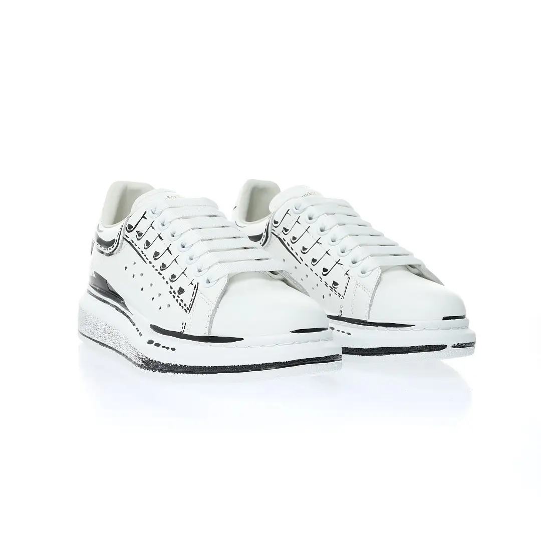 YASSW | Alexander McQueen Oversized Sneaker 'White Black Print' Replica: Pros and Cons