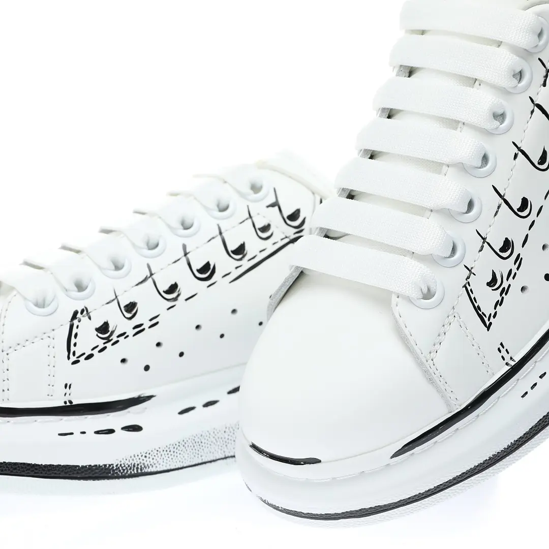 YASSW | Alexander McQueen Oversized Sneaker 'White Black Print' Replica: Pros and Cons