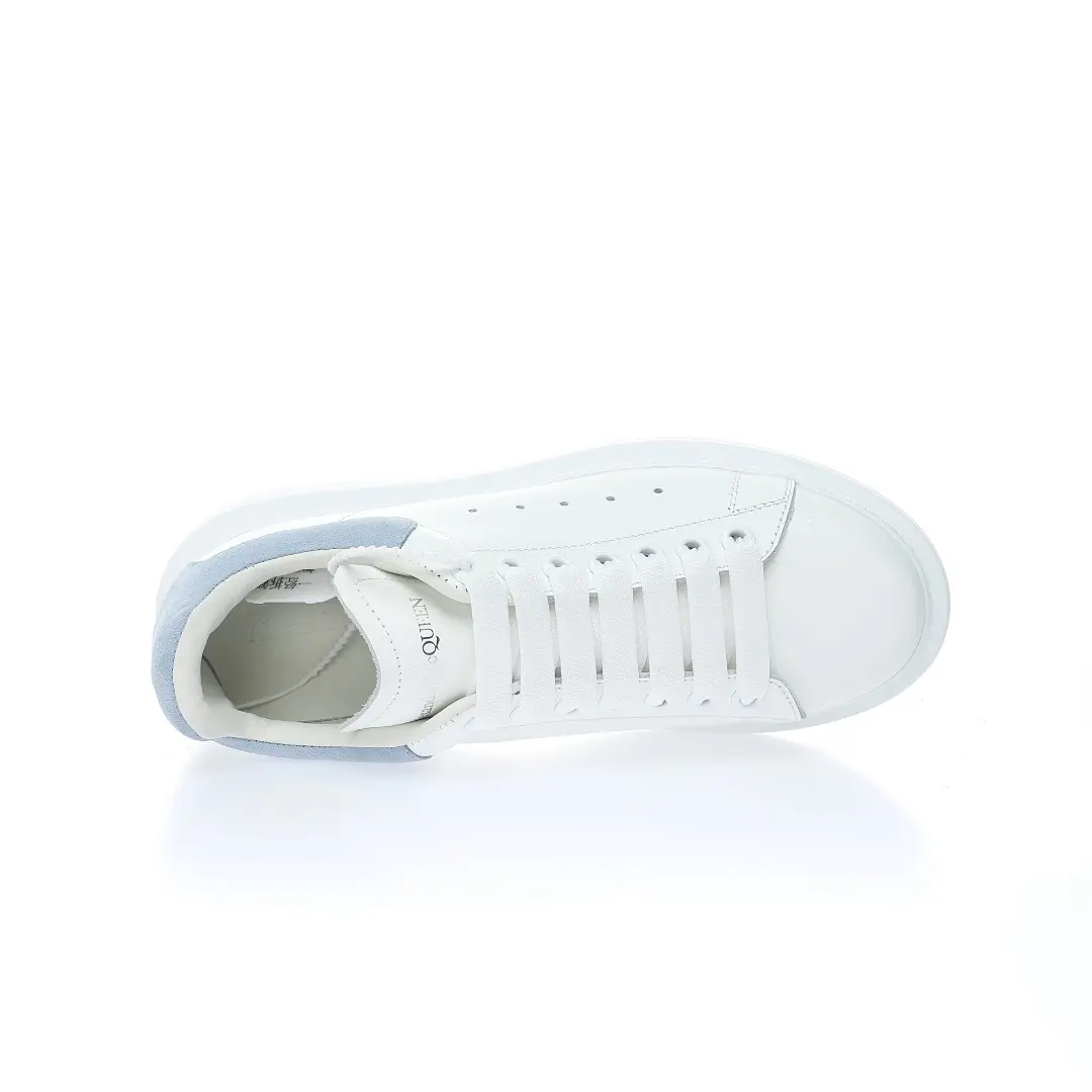 YASSW | Alexander McQueen Oversized Platform Sneakers White/Dream Blue Replica