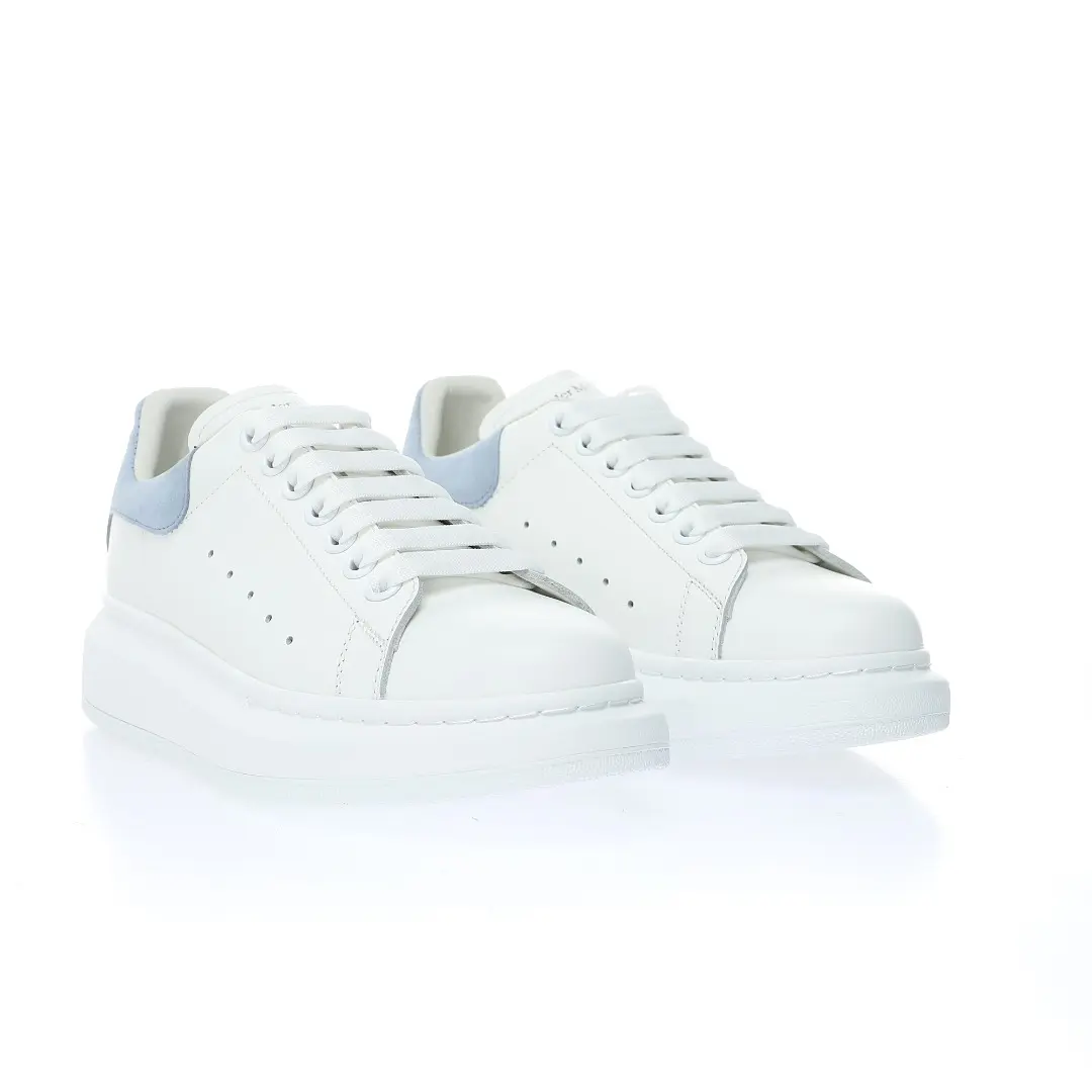 YASSW | Alexander McQueen Oversized Platform Sneakers White/Dream Blue Replica