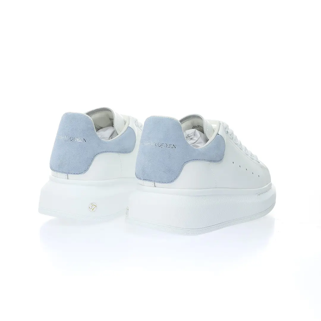 YASSW | Alexander McQueen Oversized Platform Sneakers White/Dream Blue Replica