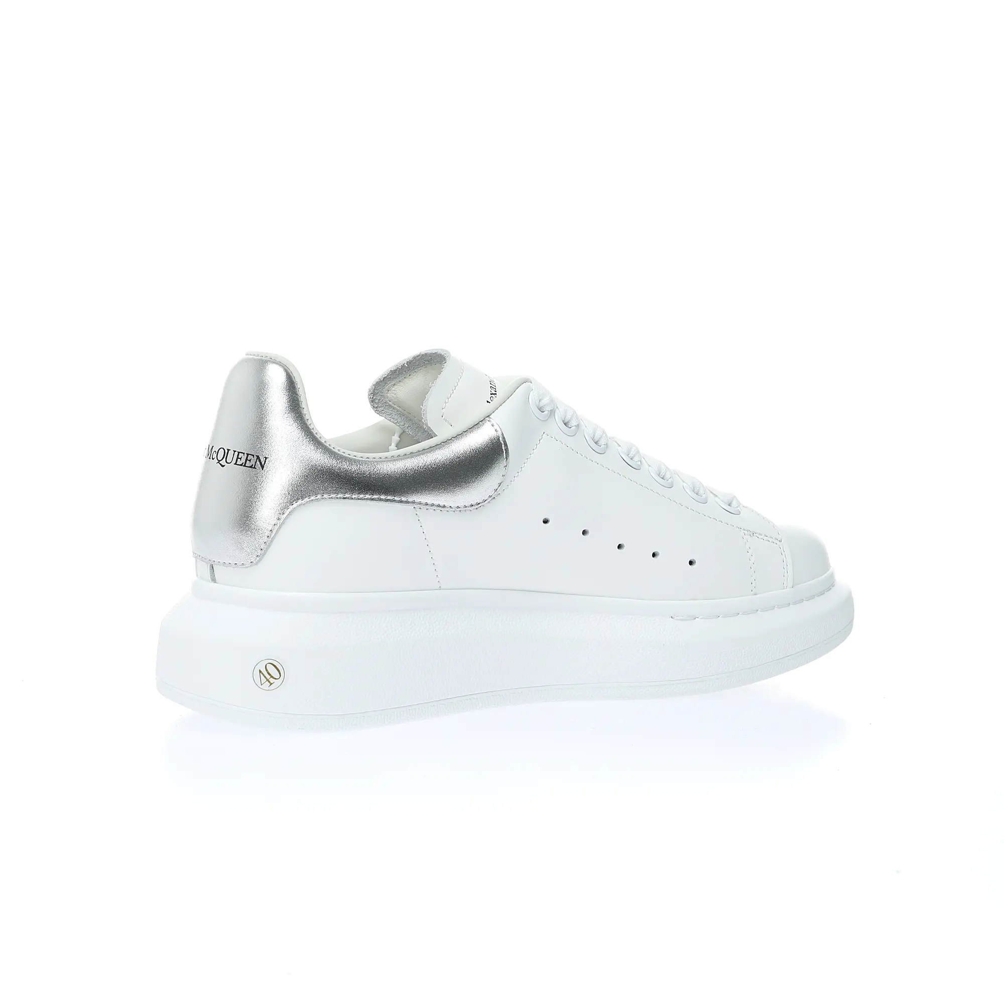 YASSW | Replica Alexander McQueen Women's White Oversized Sneakers