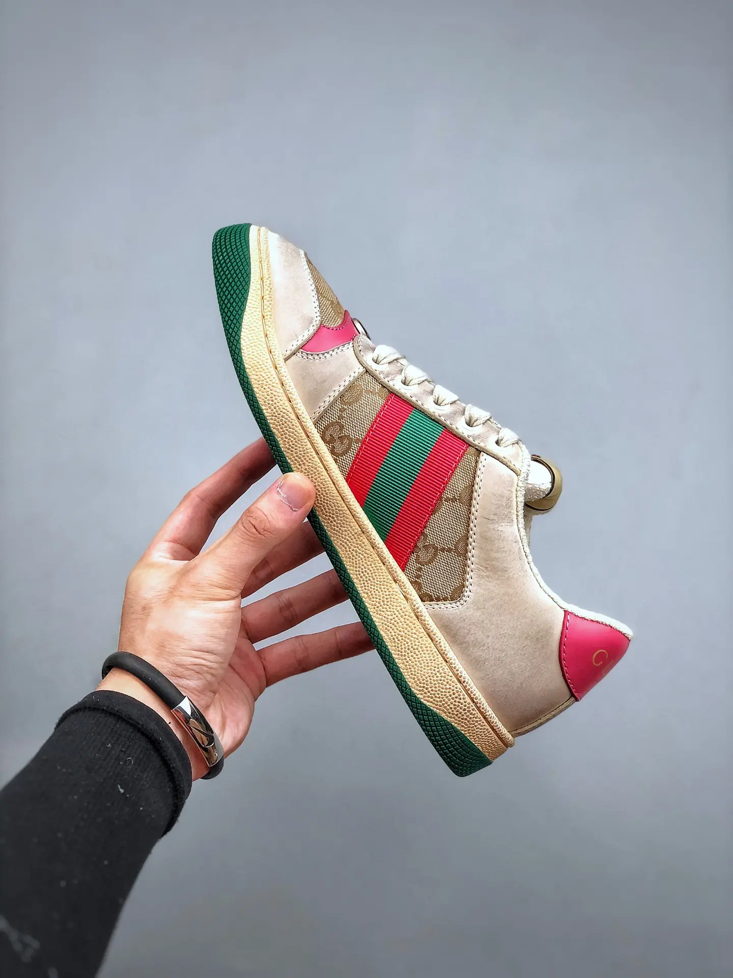 YASSW | Replica Gucci Screener Sneaker in Beige: Worth the Hype?