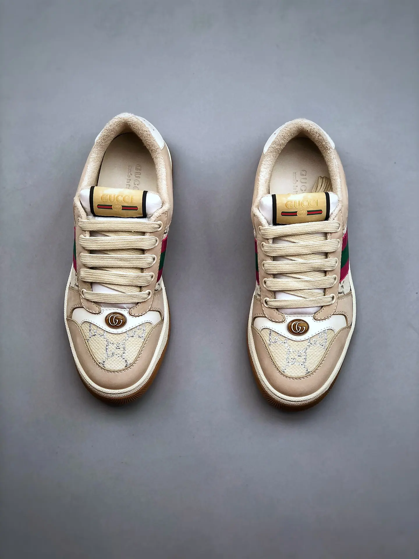 YASSW | GUCCI Women's Screener Sneaker Replica in White Leather: A Detailed Review