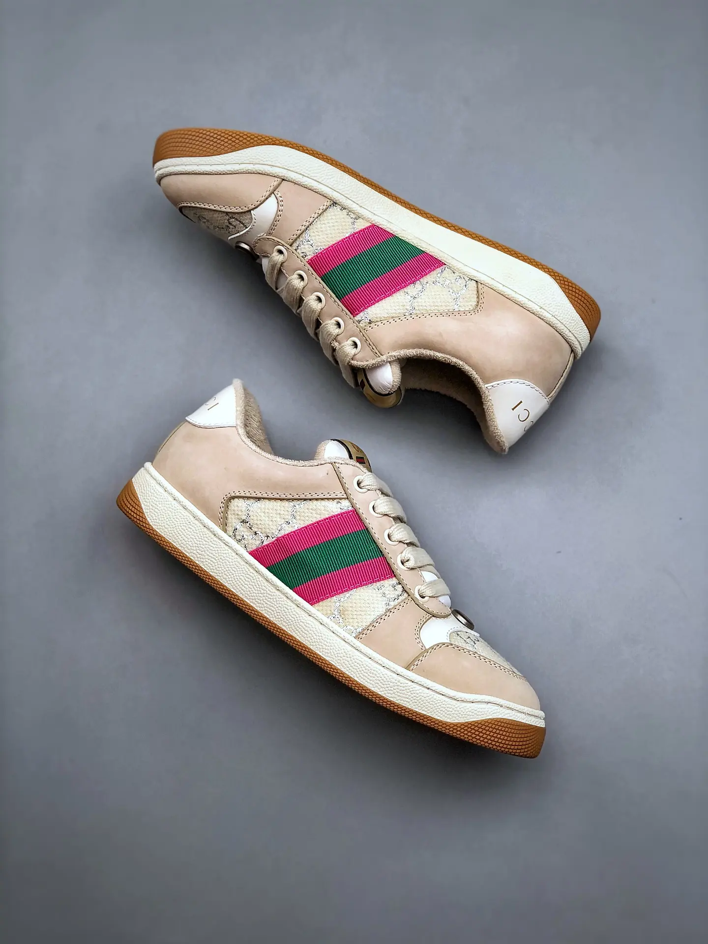 YASSW | GUCCI Women's Screener Sneaker Replica in White Leather: A Detailed Review