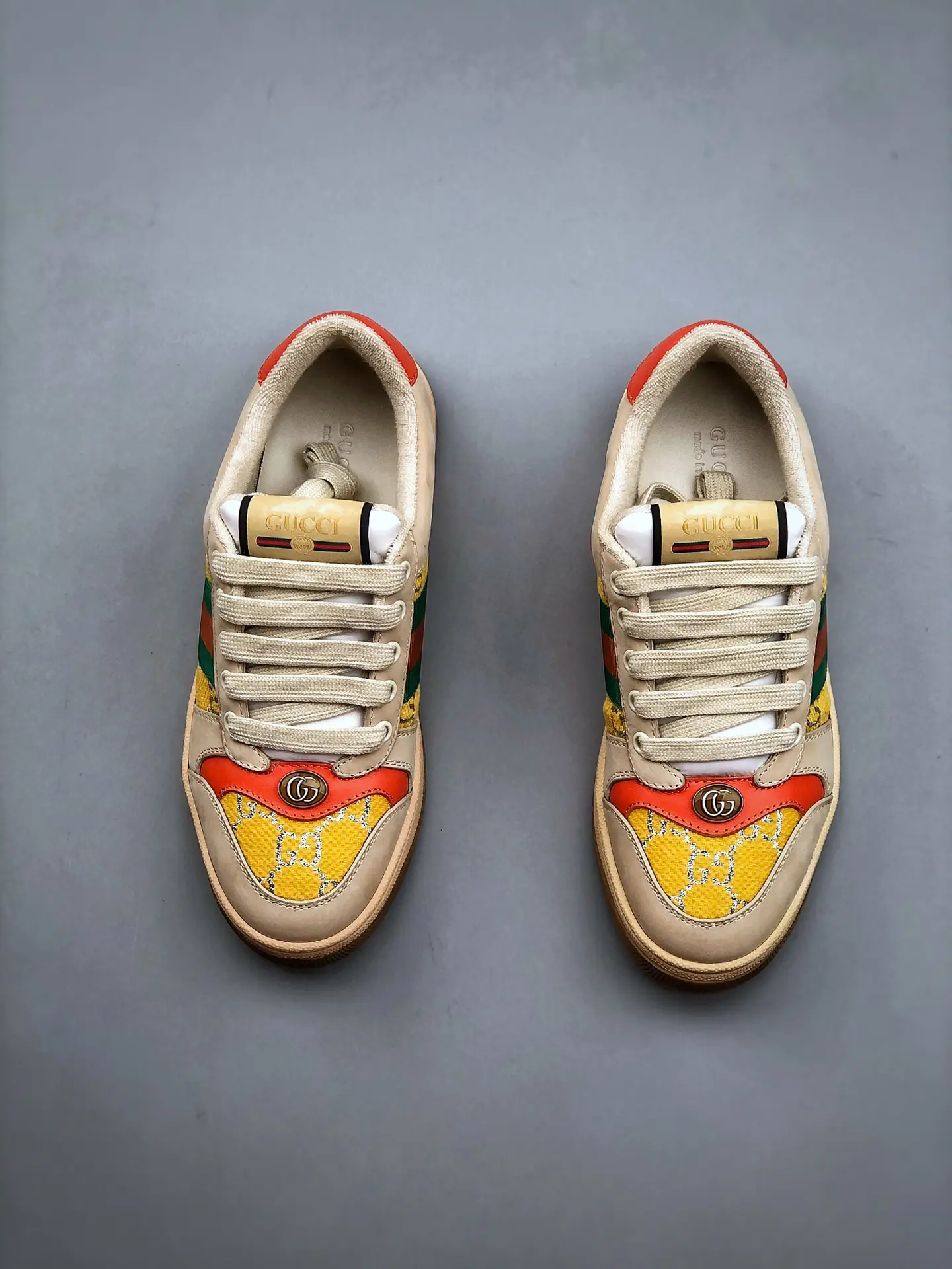 YASSW | Multi-Color Replica Gucci Screener Sneakers - Style Meets Comfort