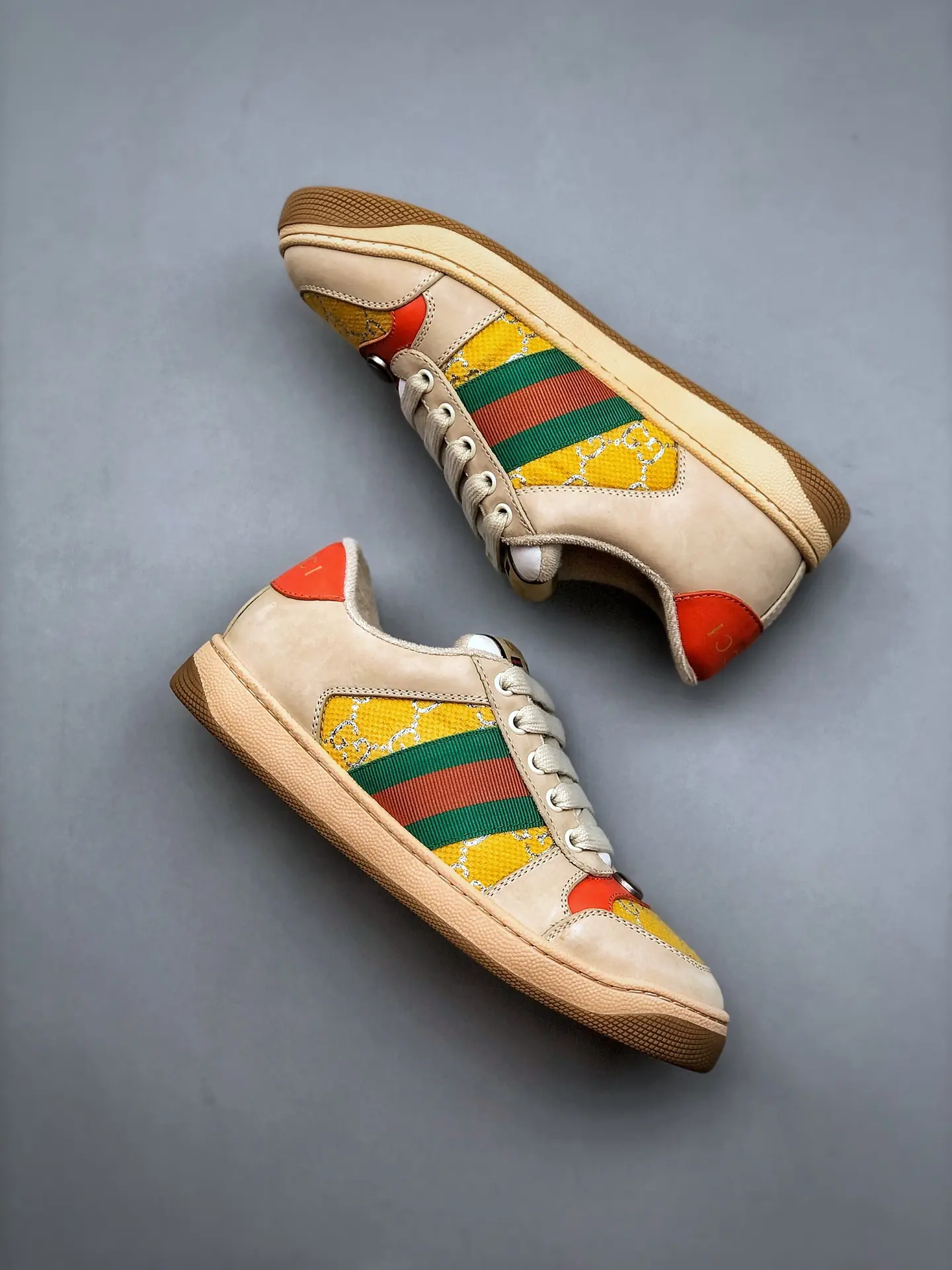 YASSW | Multi-Color Replica Gucci Screener Sneakers - Style Meets Comfort