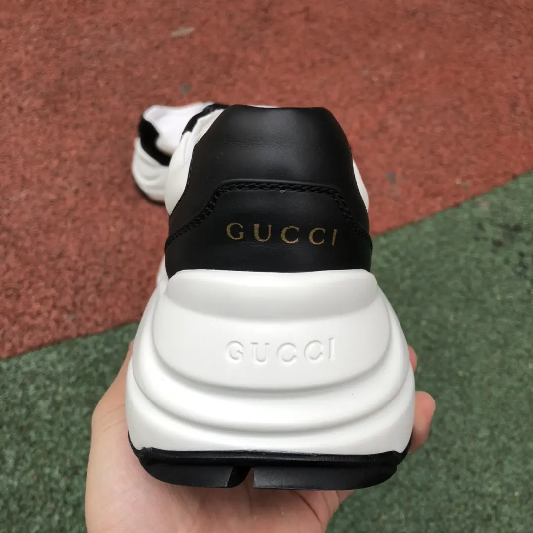 YASSW | Gucci Rhyton White Black Sneakers Review - Replica Analysis