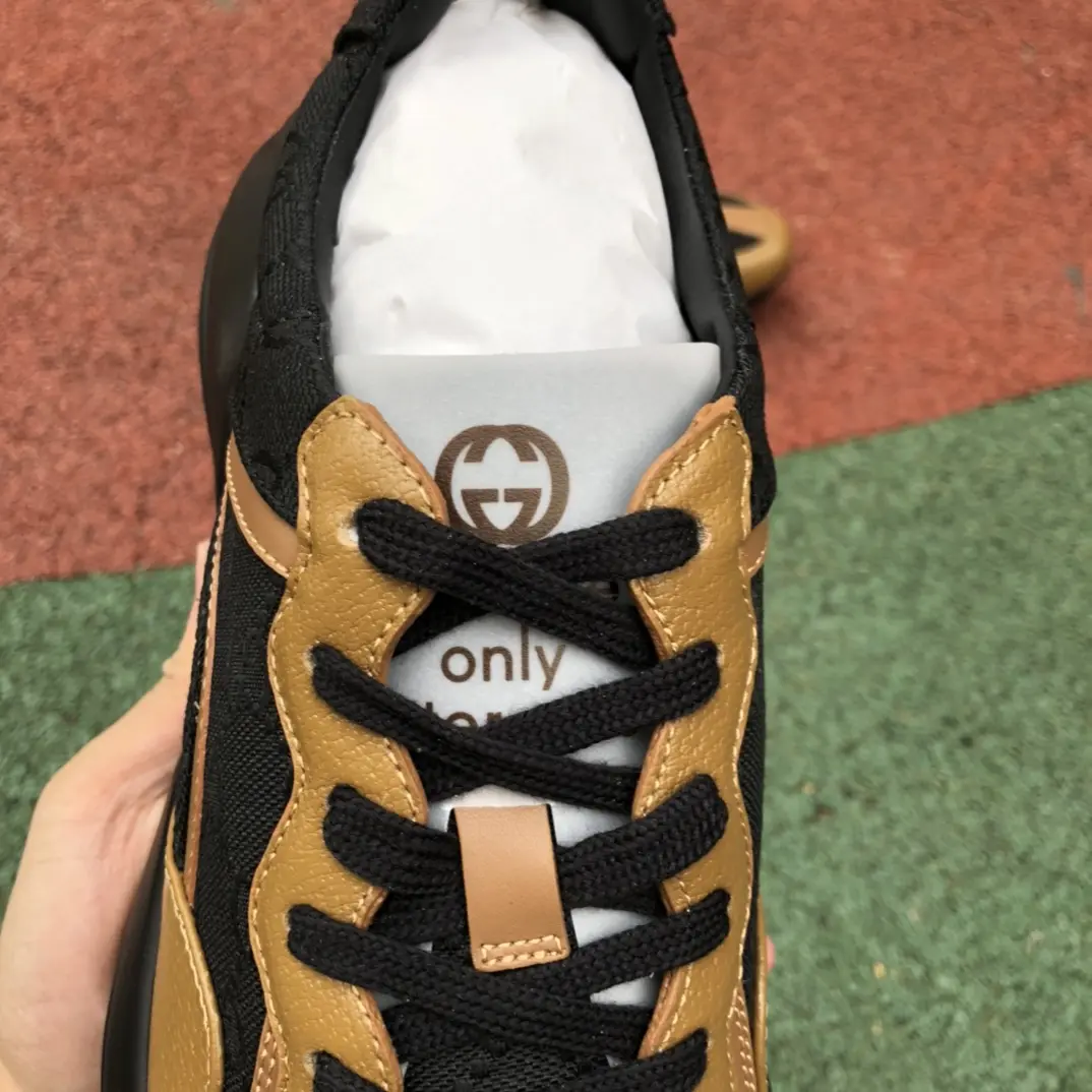 YASSW | Gucci Rhyton 'Maxi GG Supreme - Black Khaki Beige' Replica Sneakers Review