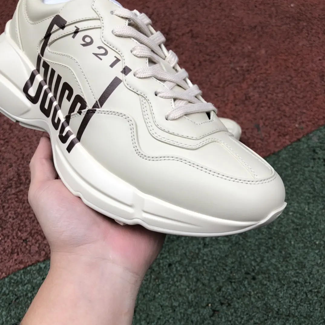 YASSW | Gucci Rhyton 1921 Beige Sneakers Review: Authentic vs. Replica