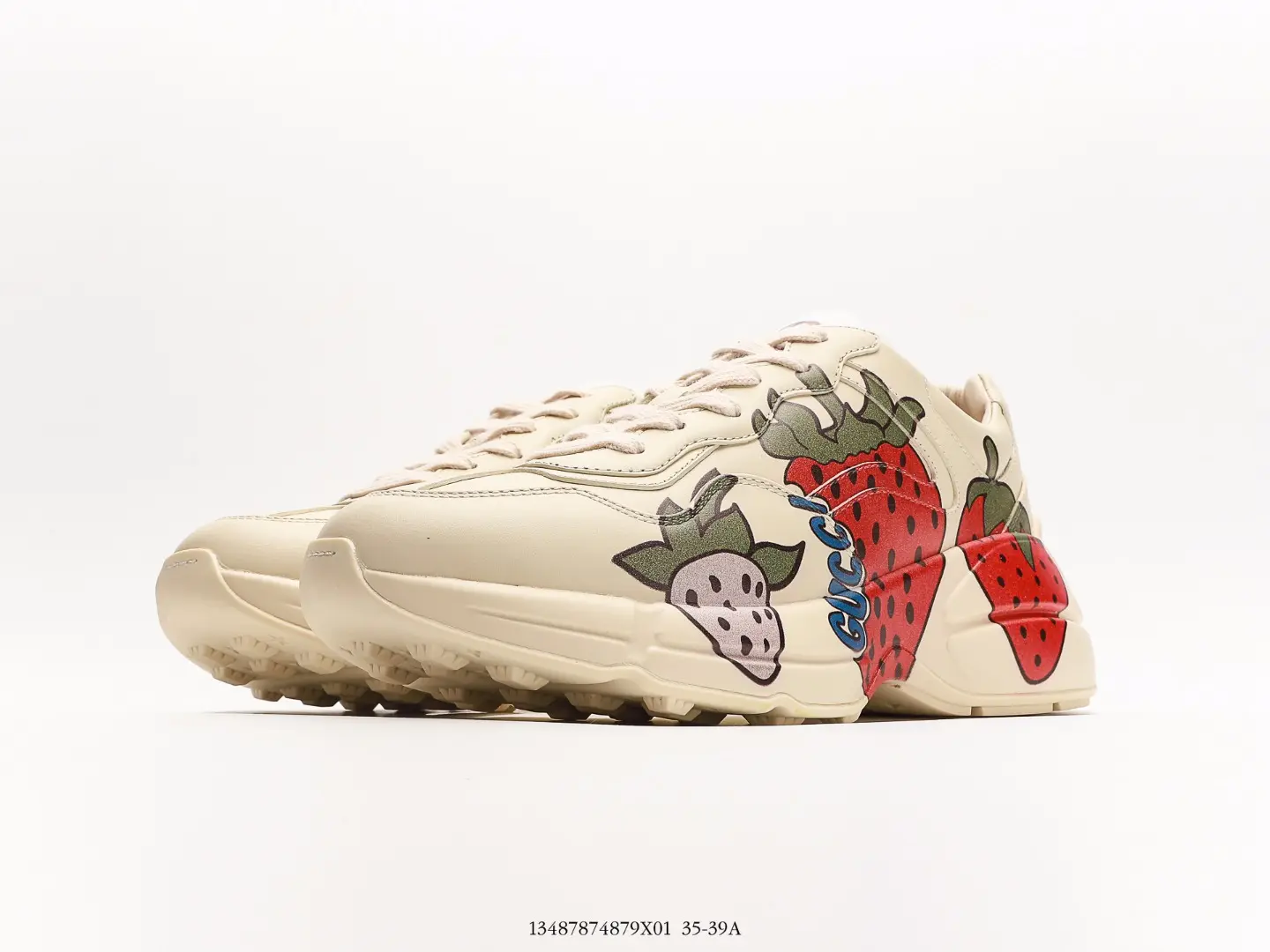 YASSW | Replica Gucci Rhyton Sneakers in Beige: A Detailed Look at 2022 Designs