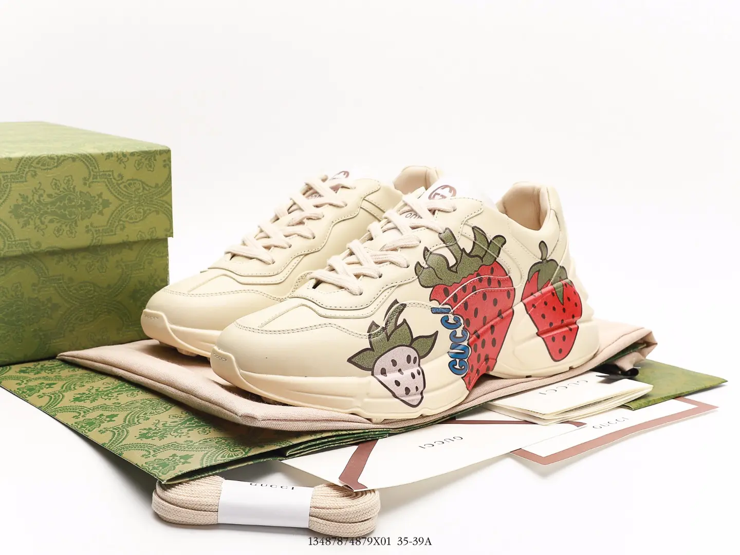 YASSW | Replica Gucci Rhyton Sneakers in Beige: A Detailed Look at 2022 Designs