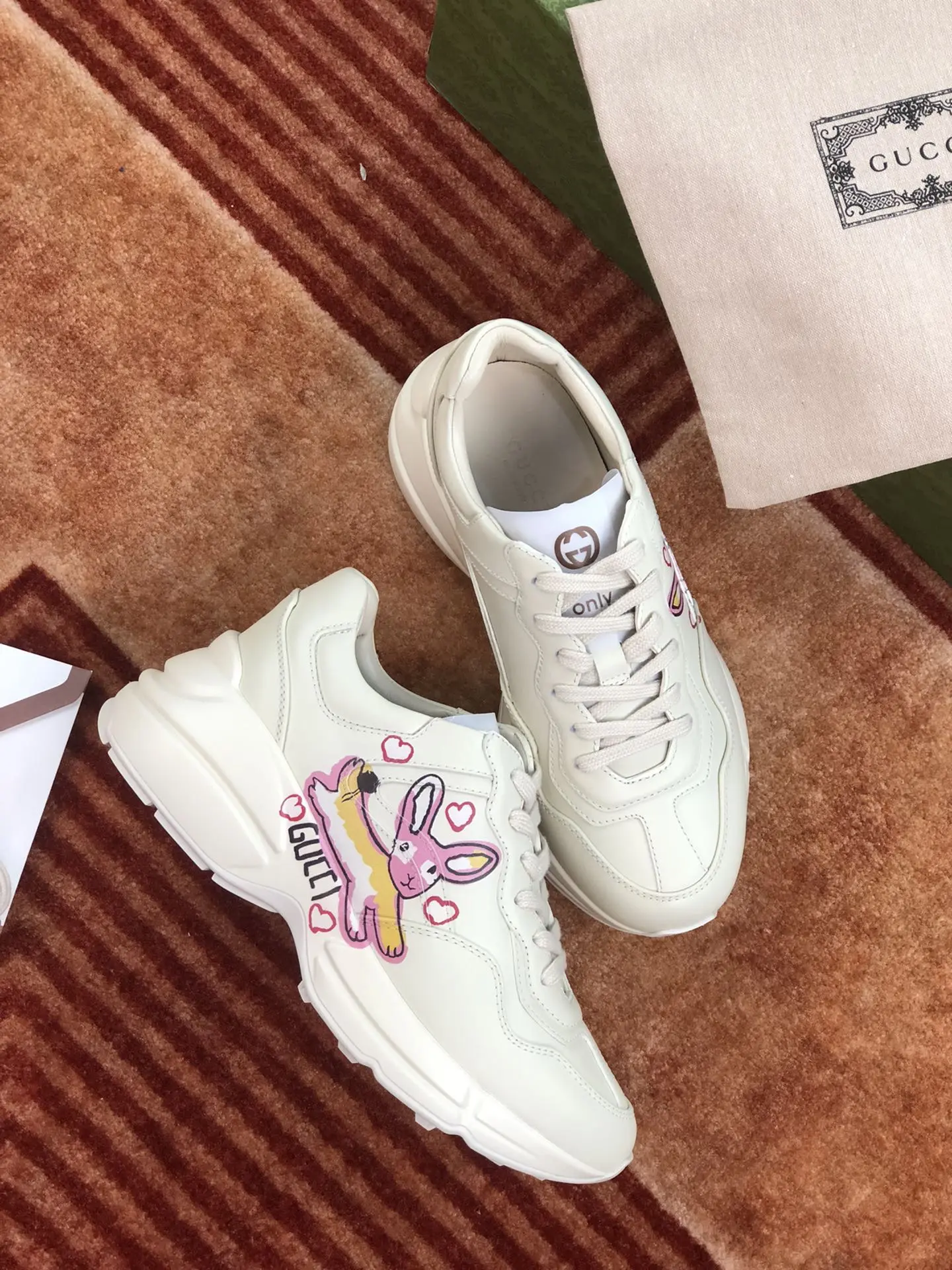 YASSW | Gucci Rhyton Replica Sneakers: Ivory, Multicolor, & More