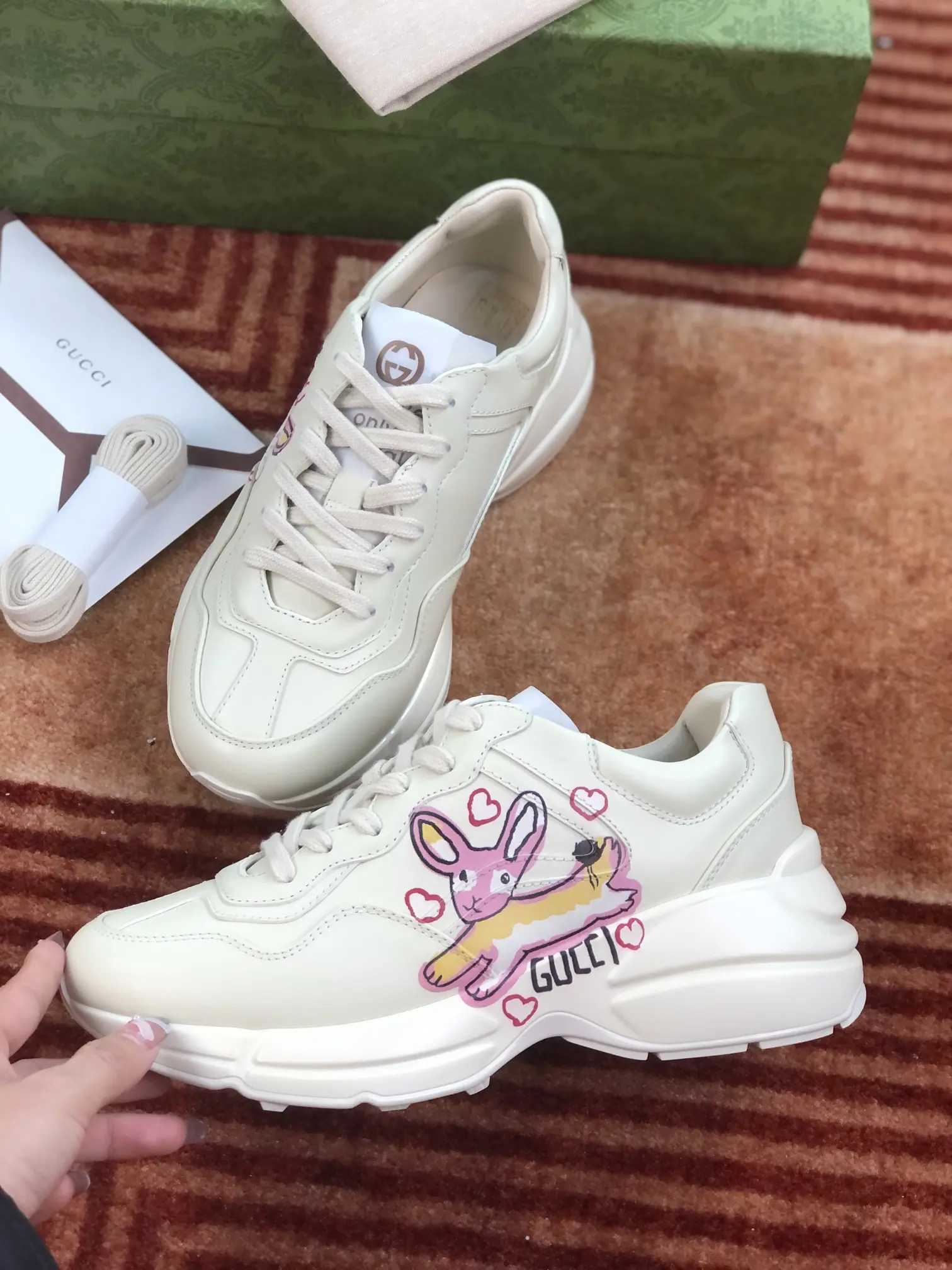 YASSW | Gucci Rhyton Replica Sneakers: Ivory, Multicolor, & More