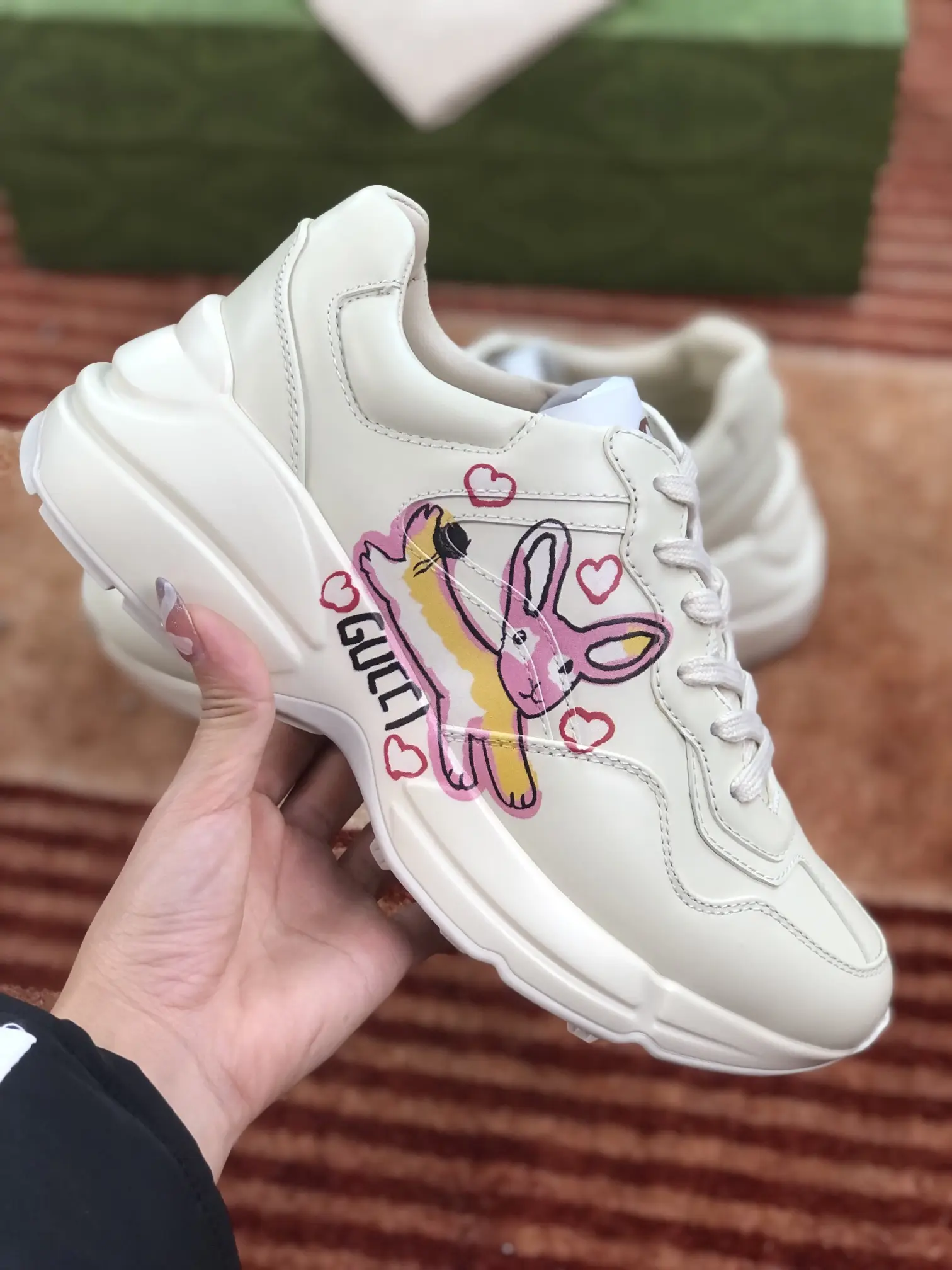 YASSW | Gucci Rhyton Replica Sneakers: Ivory, Multicolor, & More