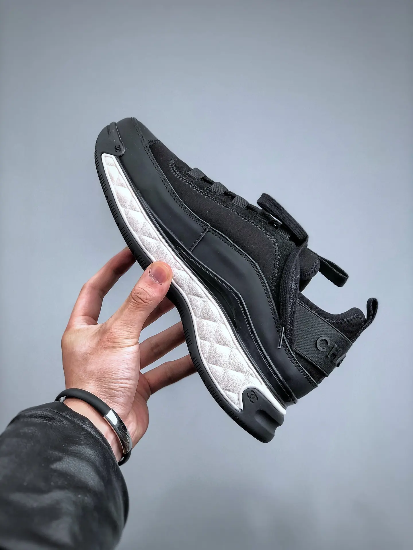 YASSW | The Ultimate Guide to Chanel Black 2020 Interlocking CC Logo Sneakers