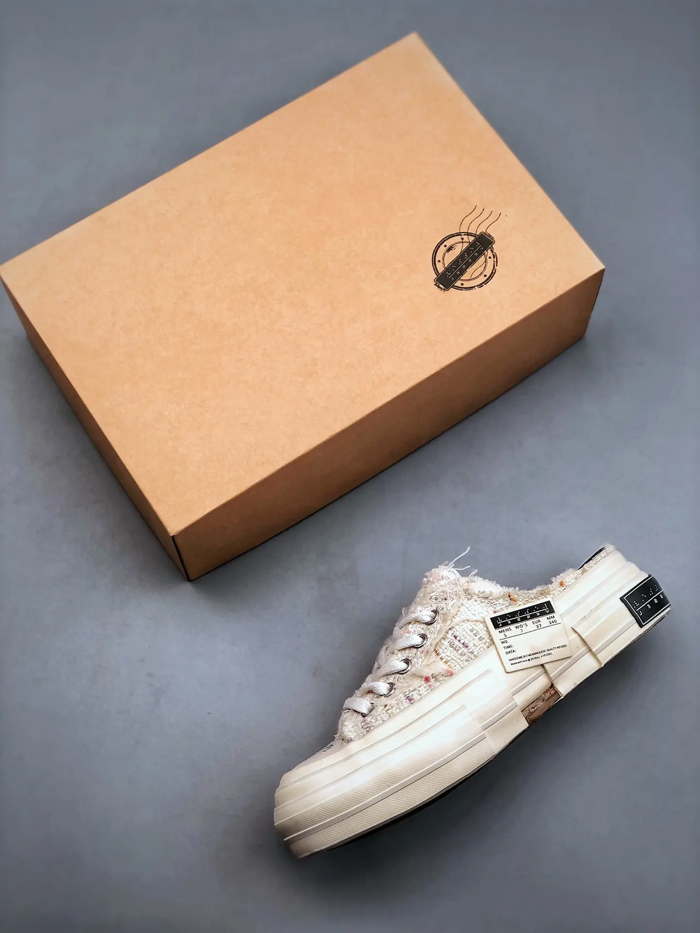 YASSW | xVessel Neutrals/ Pattern Print Tweed Sneakers: A Replica Review