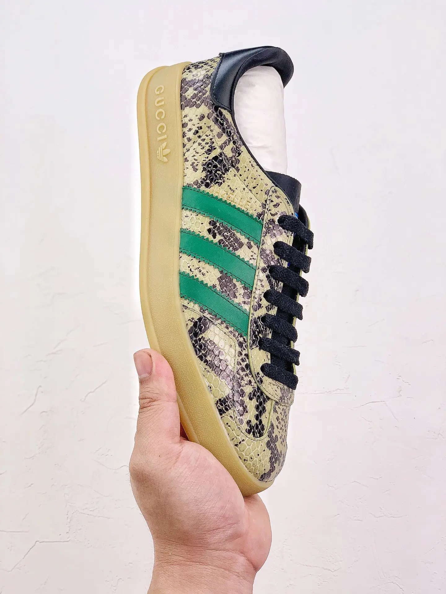 YASSW | First Look: Gucci x Adidas Replica Sneakers - Style and Comfort Redefined