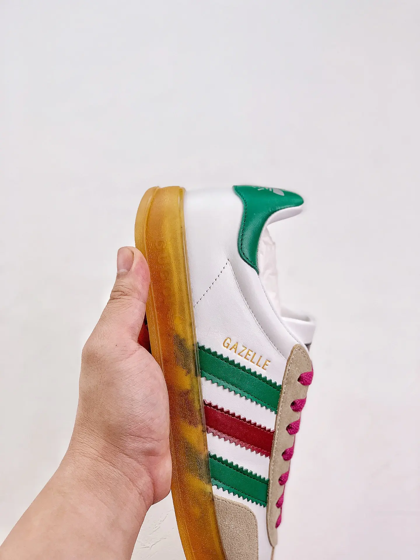 YASSW | Adidas x Gucci Men's Gazelle Sneakers White/Beige Replica: Fashion & Function