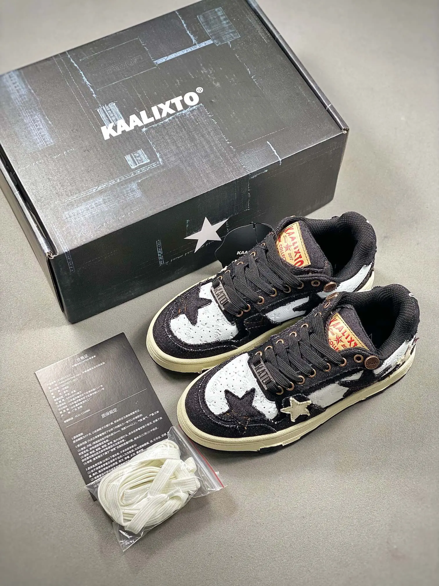 YASSW | Kaalixto Millennial Star Patch Sneakers: The Ultimate Replica Skater Shoes