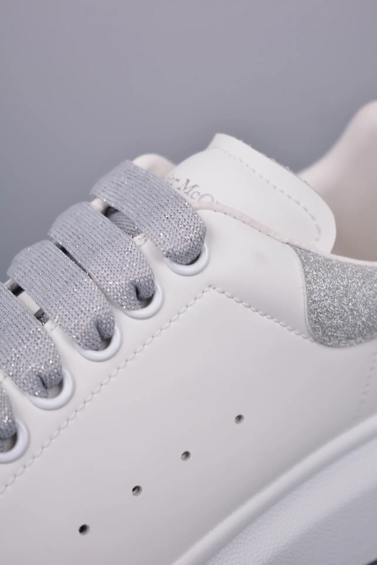 YASSW | Alexander McQueen White Leather Oversized Sneakers: Rep vs. Authentic