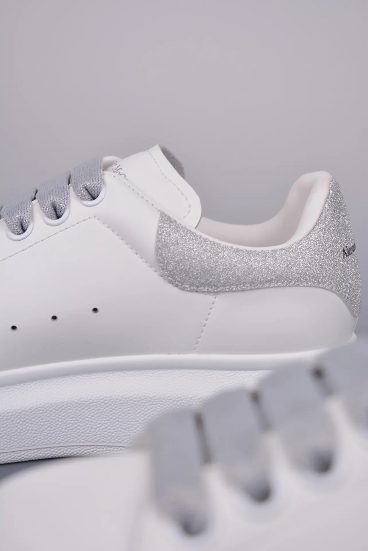 YASSW | Alexander McQueen White Leather Oversized Sneakers: Rep vs. Authentic