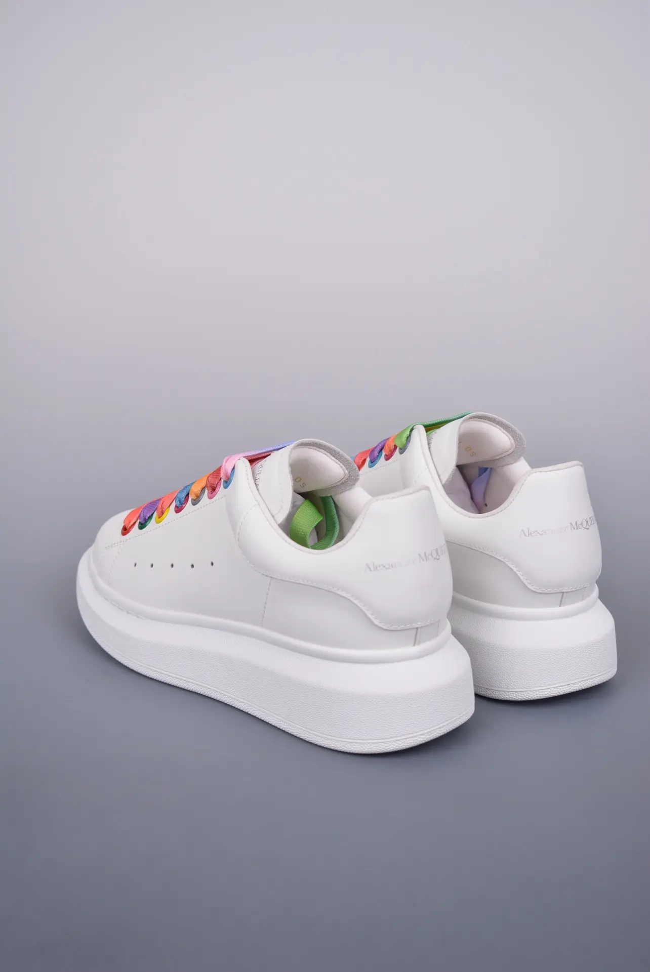 YASSW | Alexander McQueen Multi-Color Eyelet Wedge Sole Sneaker Review: The Replica Edition