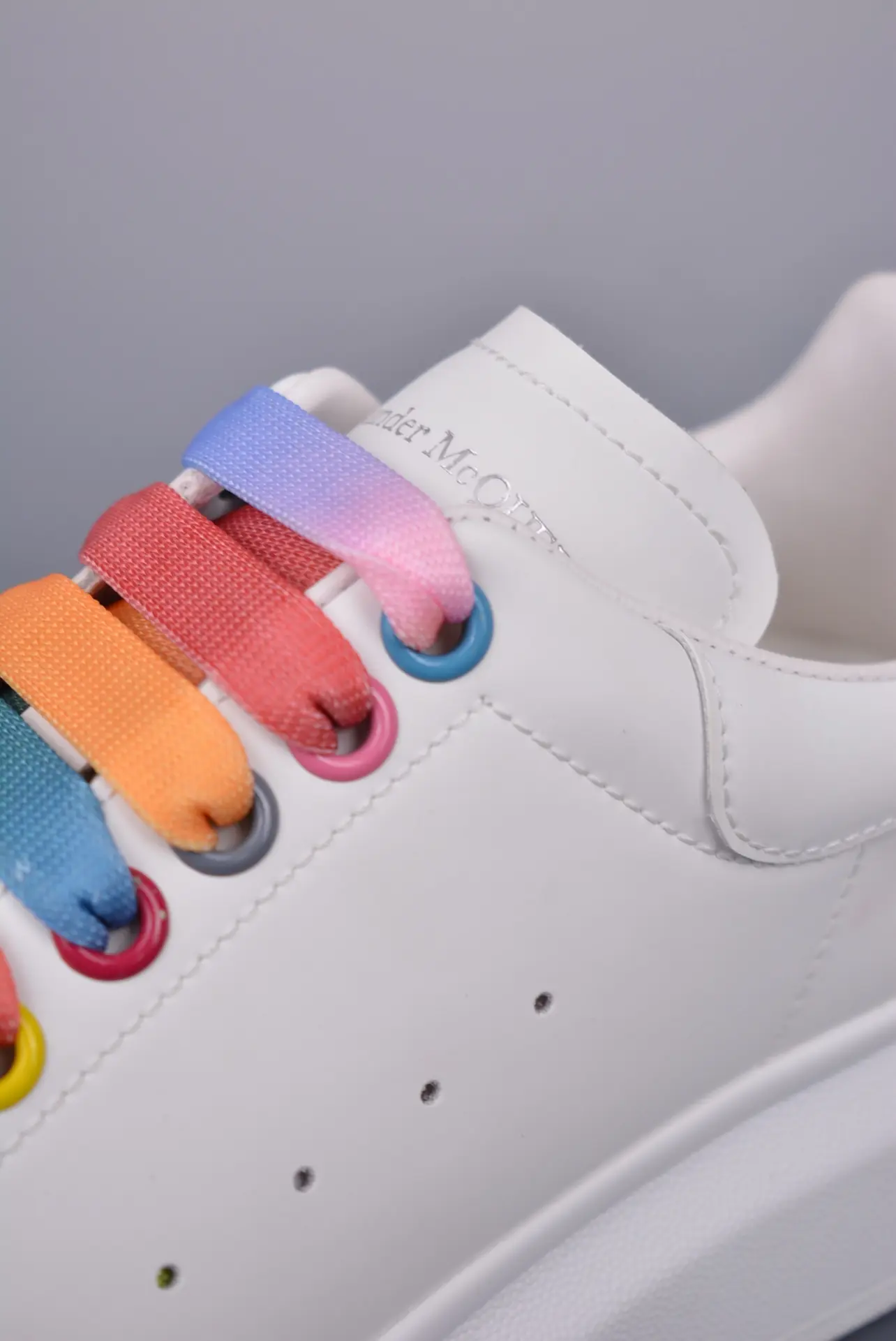 YASSW | Alexander McQueen Multi-Color Eyelet Wedge Sole Sneaker Review: The Replica Edition