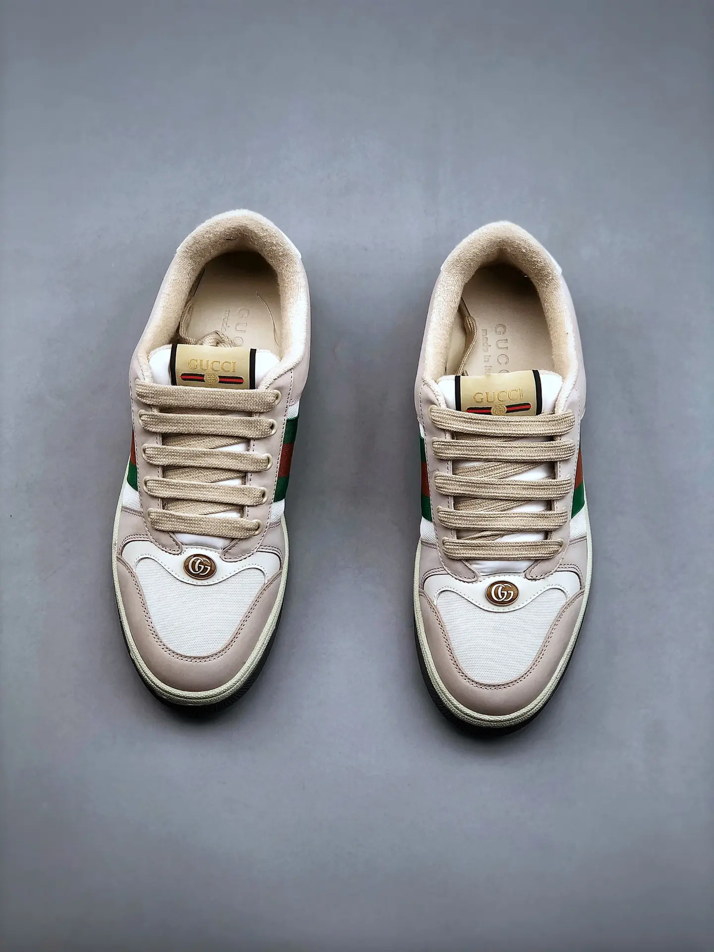 YASSW | Gucci Beige Screener Sneakers Replica: Stylish or Subpar?