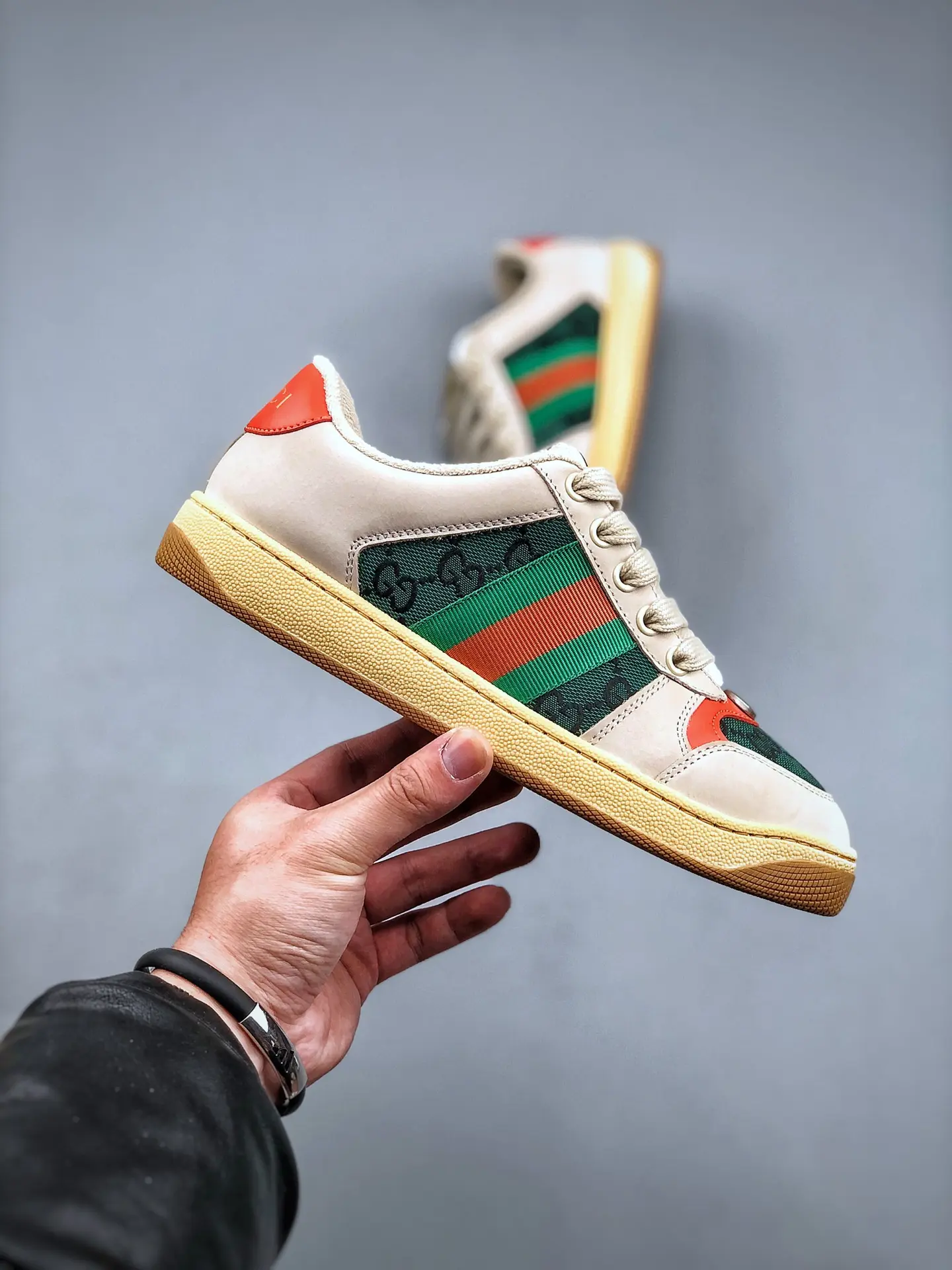 YASSW | Replica Gucci Screener Sneakers Beige Review