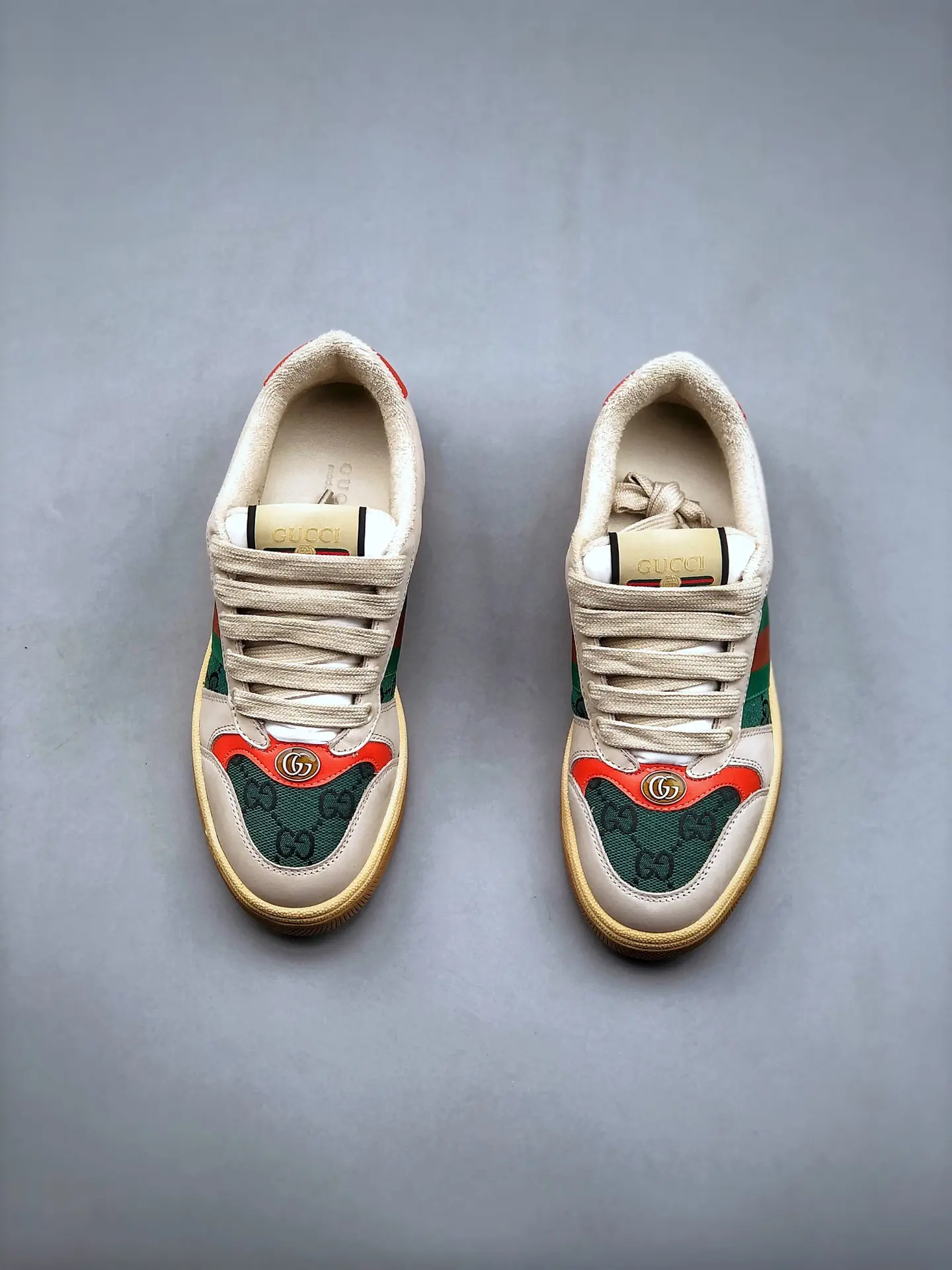 YASSW | Replica Gucci Screener Sneakers Beige Review