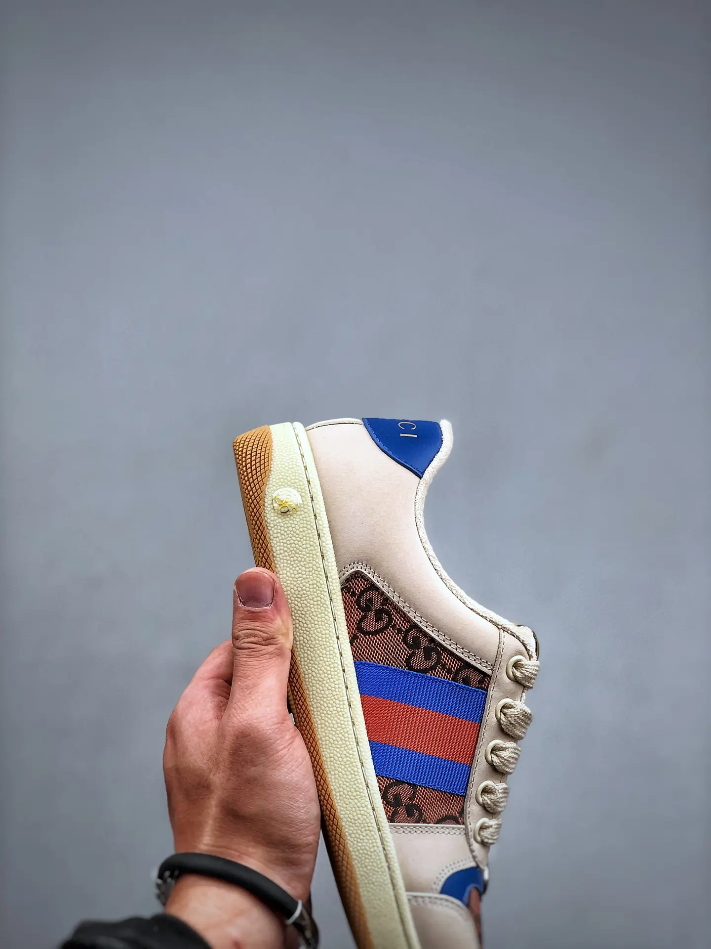 YASSW | Gucci Kids' Cotton Sneakers In Multicolor Replica