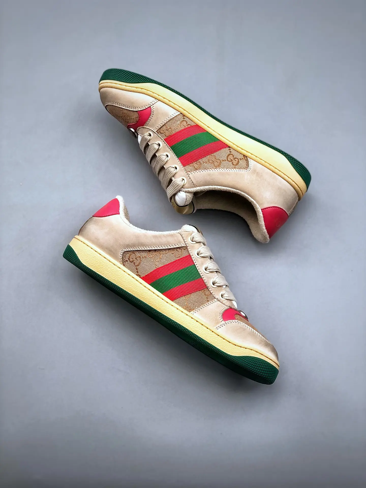 YASSW | Gucci Screener Leather Sneakers Replica: The Stylish Alternative