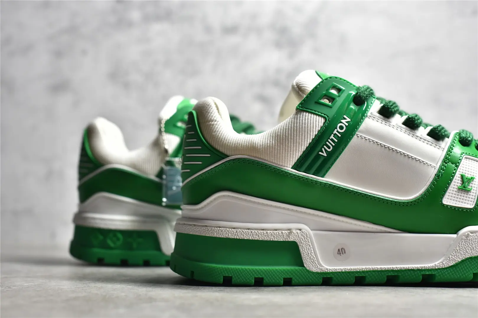 YASSW | Louis Vuitton LV Trainer Maxi Sneaker in Green Replica: Ultimate Guide