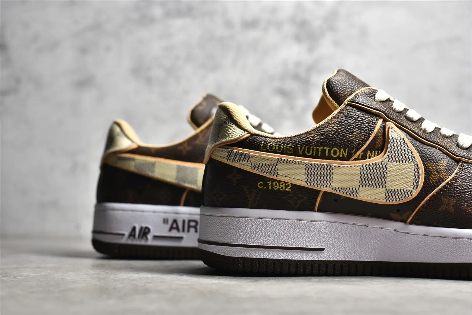 YASSW | Louis Vuitton x Nike Air Force 1: Replica Review and Details